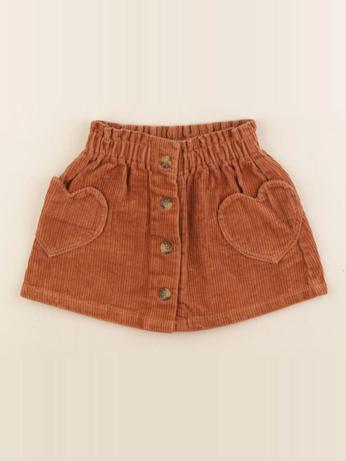 Vertbaudet - jupe marron - 2 ans