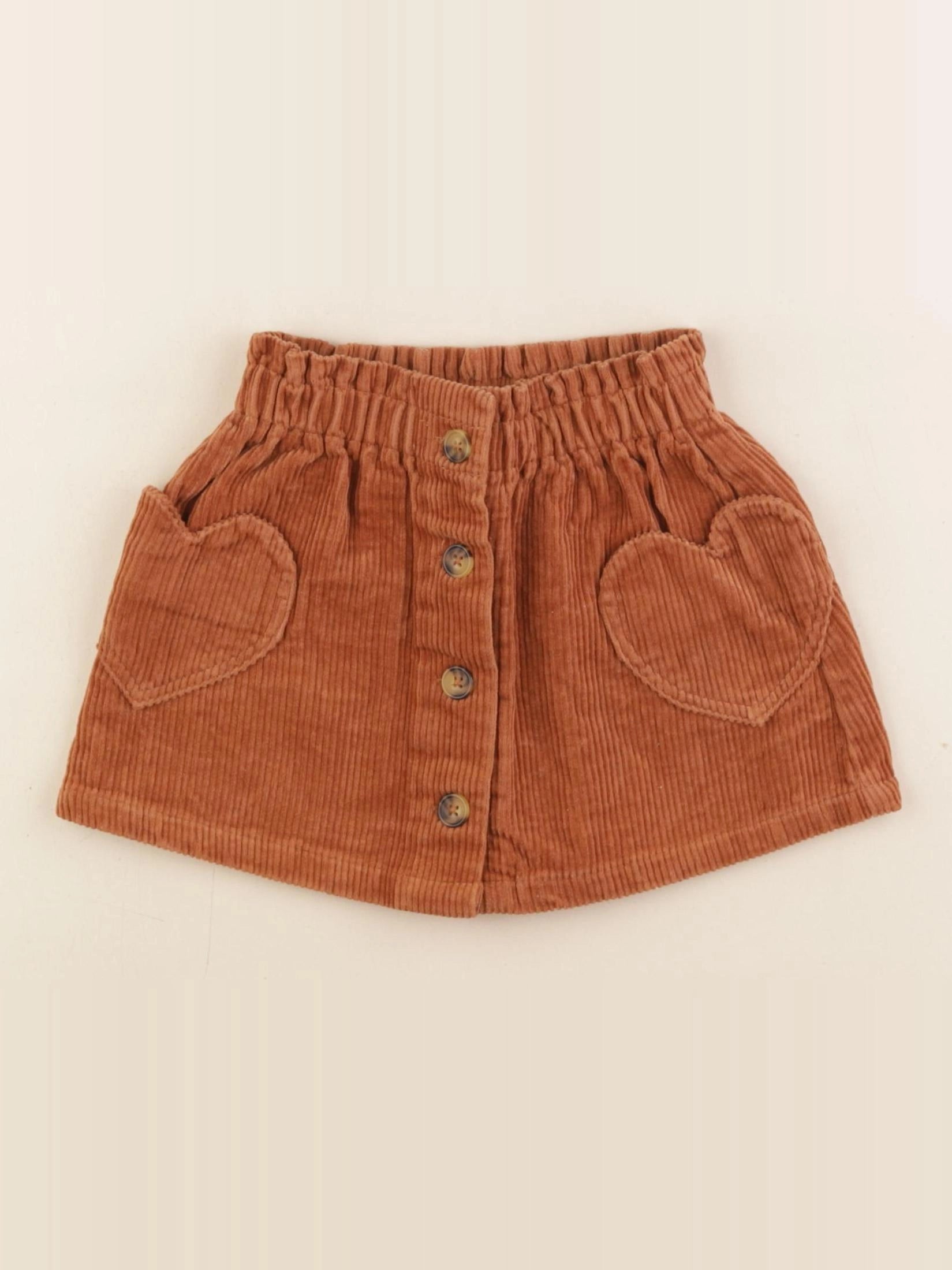 Vertbaudet - jupe marron - 2 ans