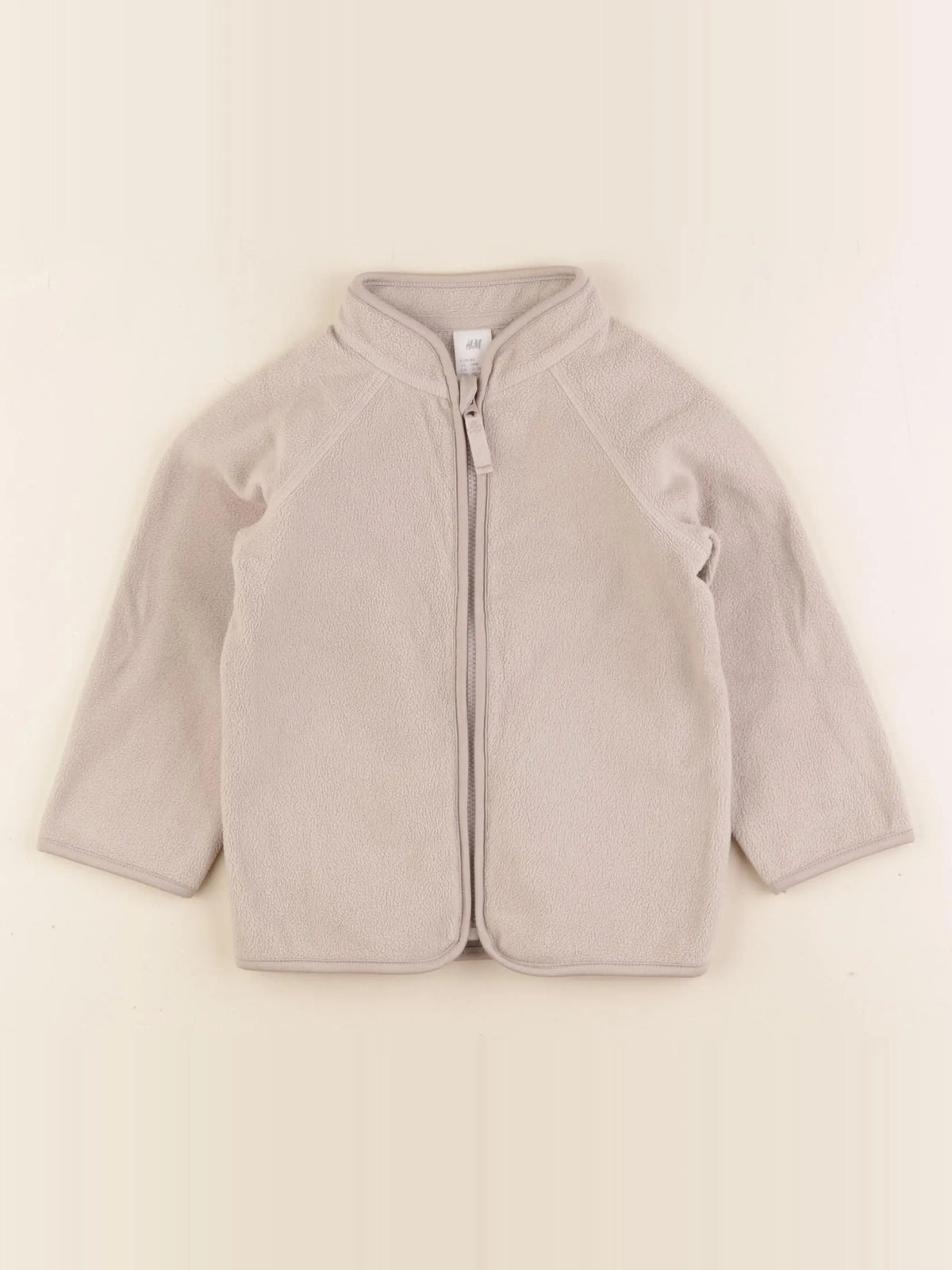 H&M - polaire beige - 12/18 mois