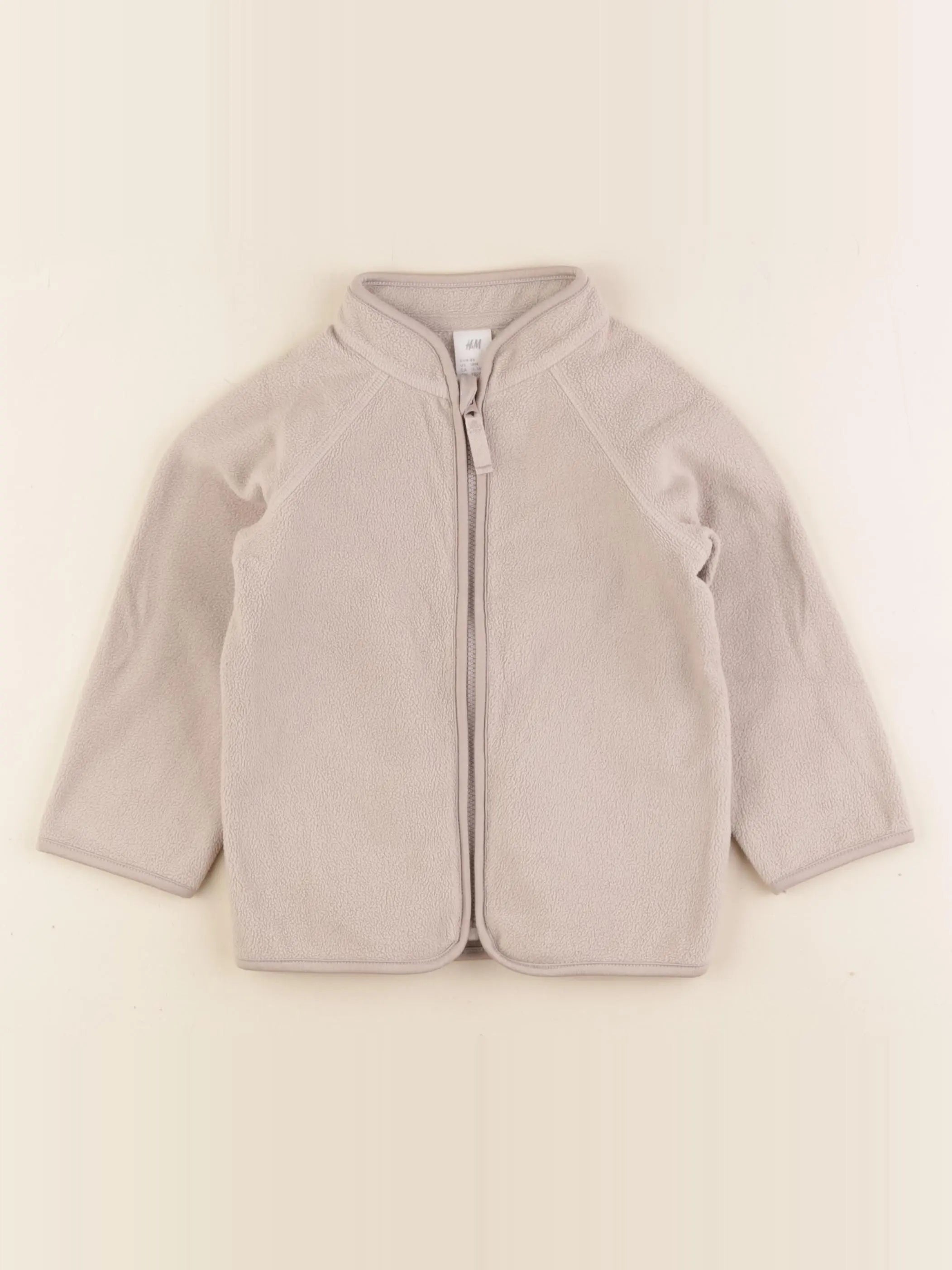 H&M - polaire beige - 12/18 mois