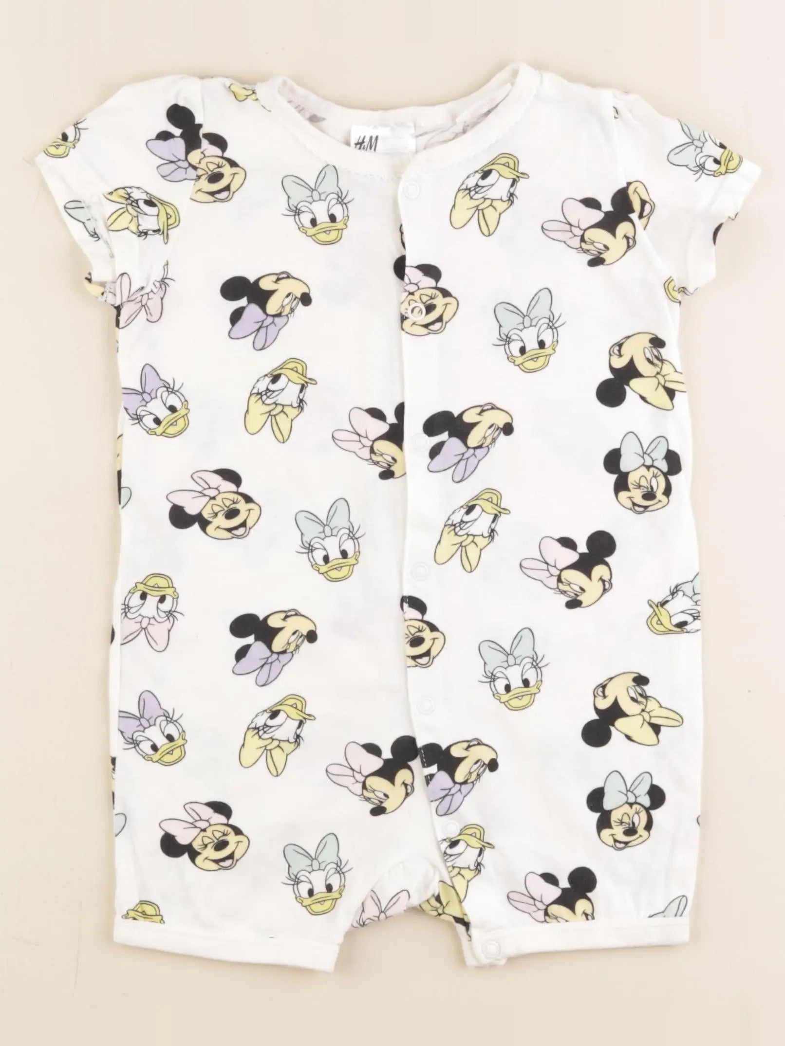 H&M - pyjama coton blanc - 12/18 mois