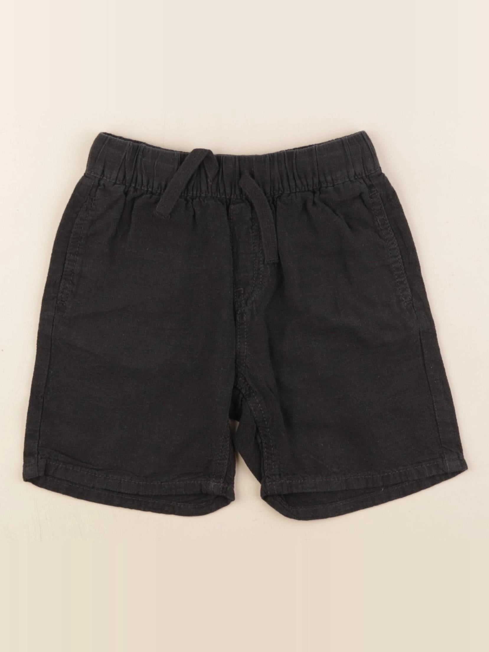 H&M - short noir - 3/4 ans