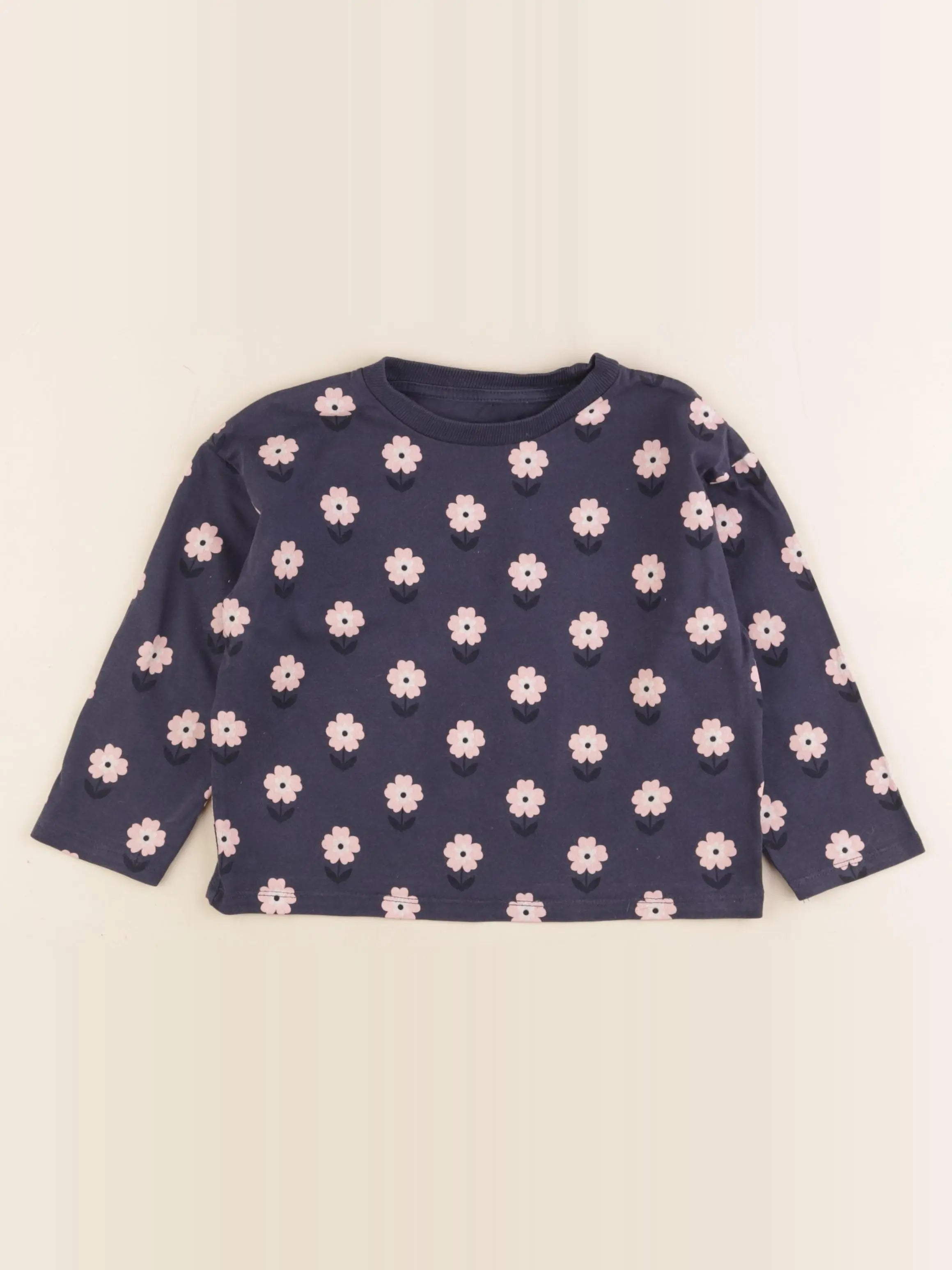 Vertbaudet - tee-shirt bleu - 4 ans