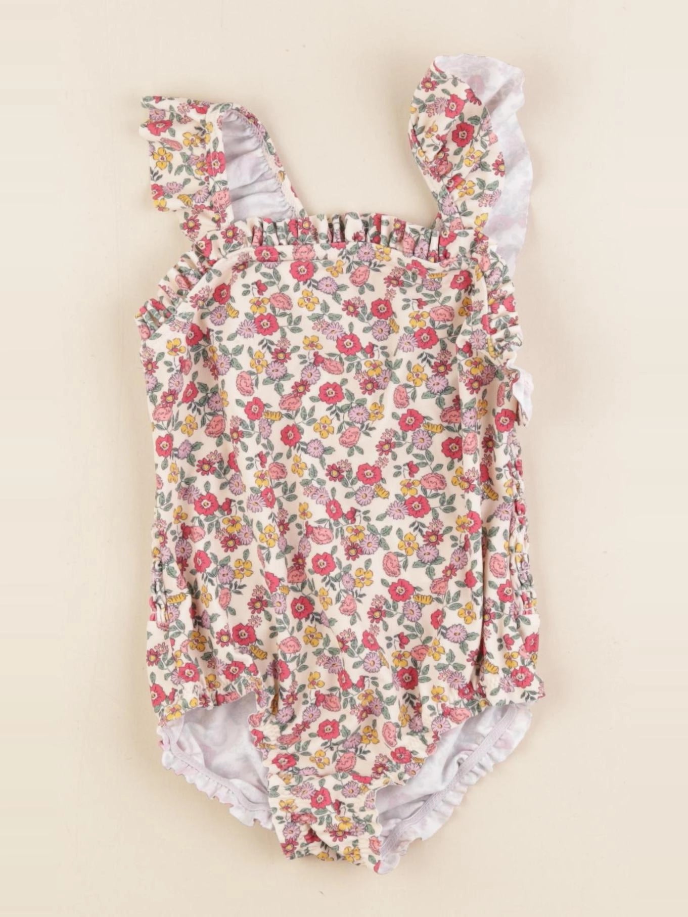 Vertbaudet - maillot de bain rose - 3 ans