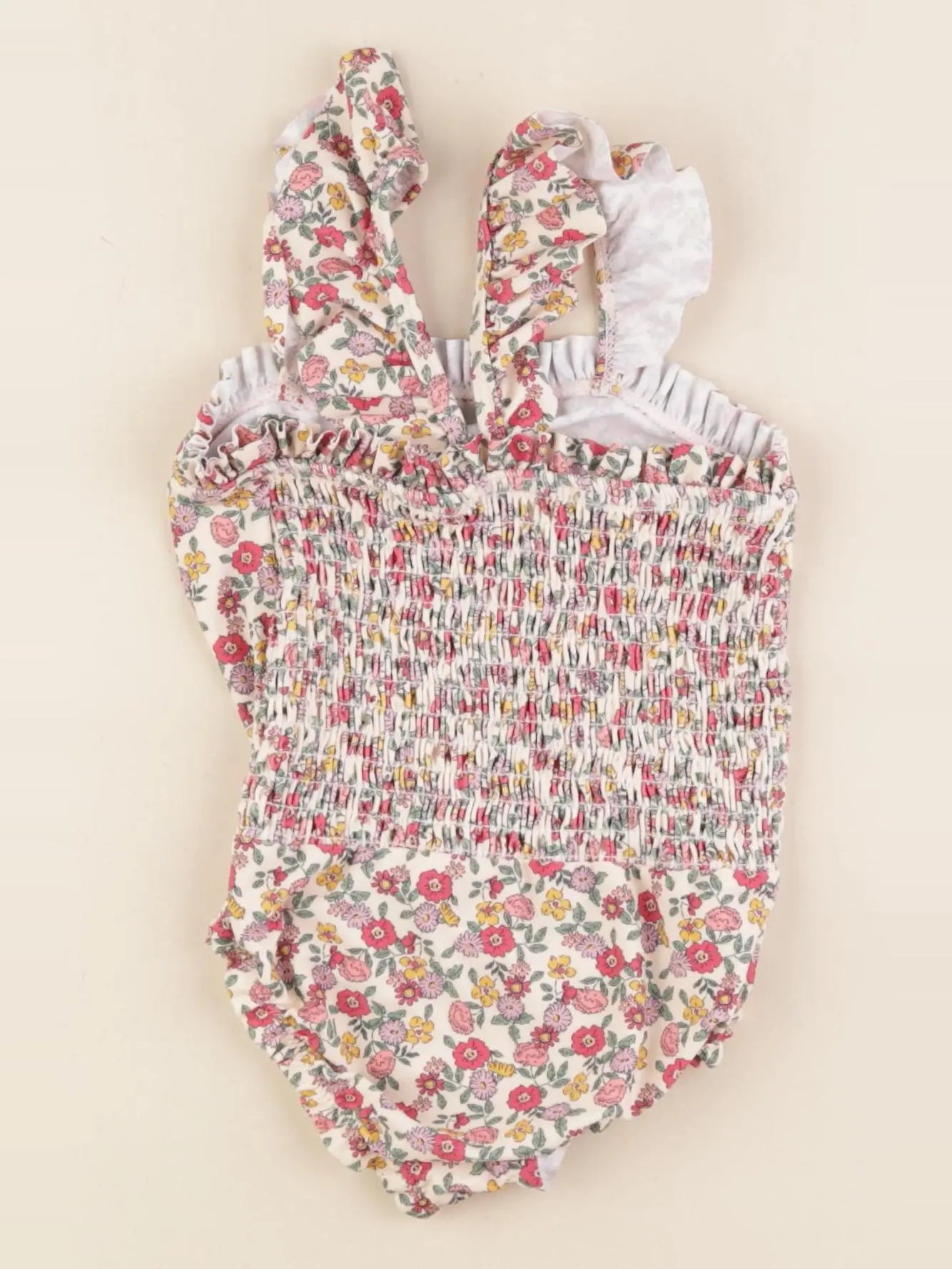 Vertbaudet - maillot de bain rose - 3 ans