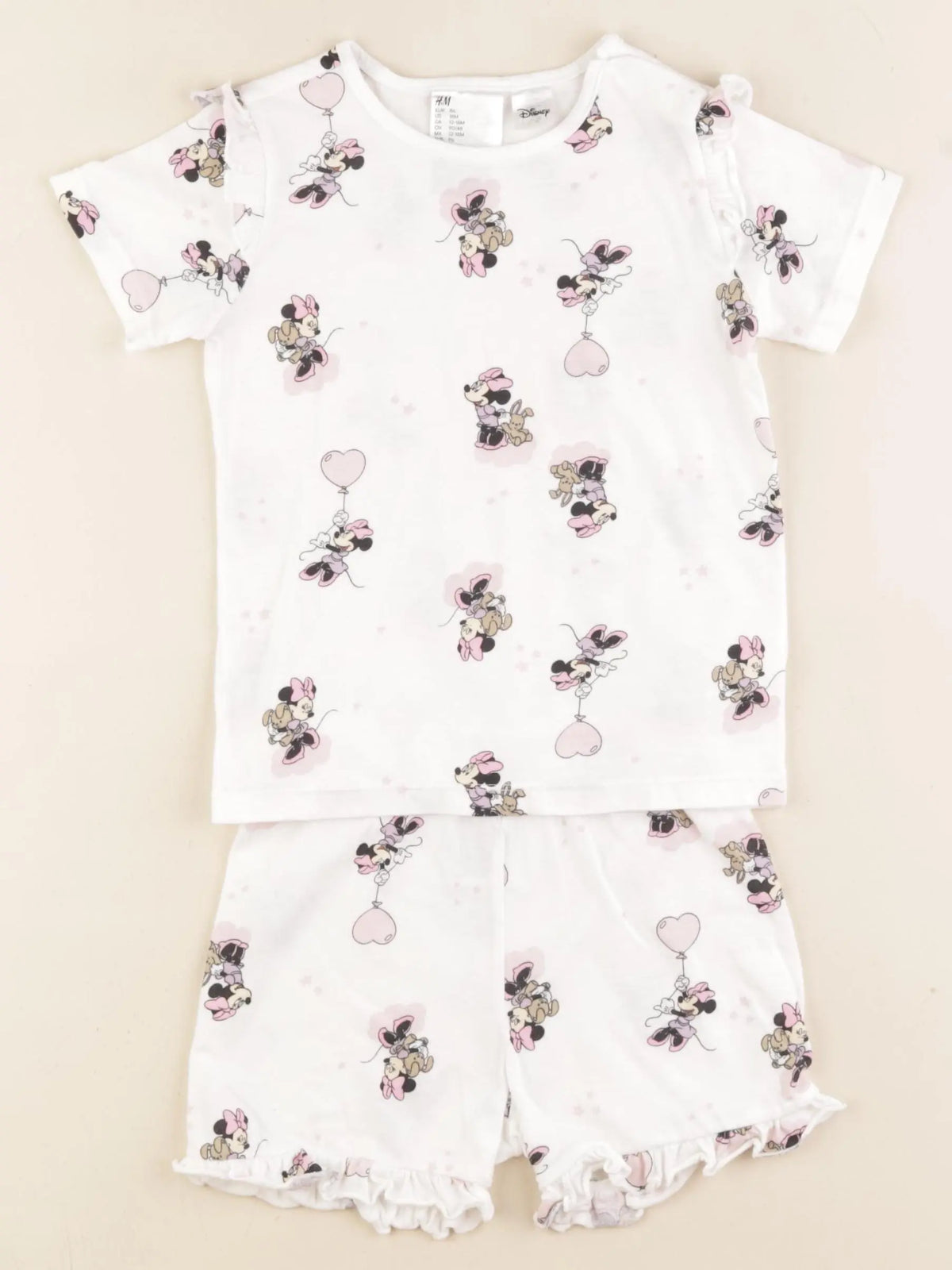 H&M - pyjama coton blanc - 12/18 mois