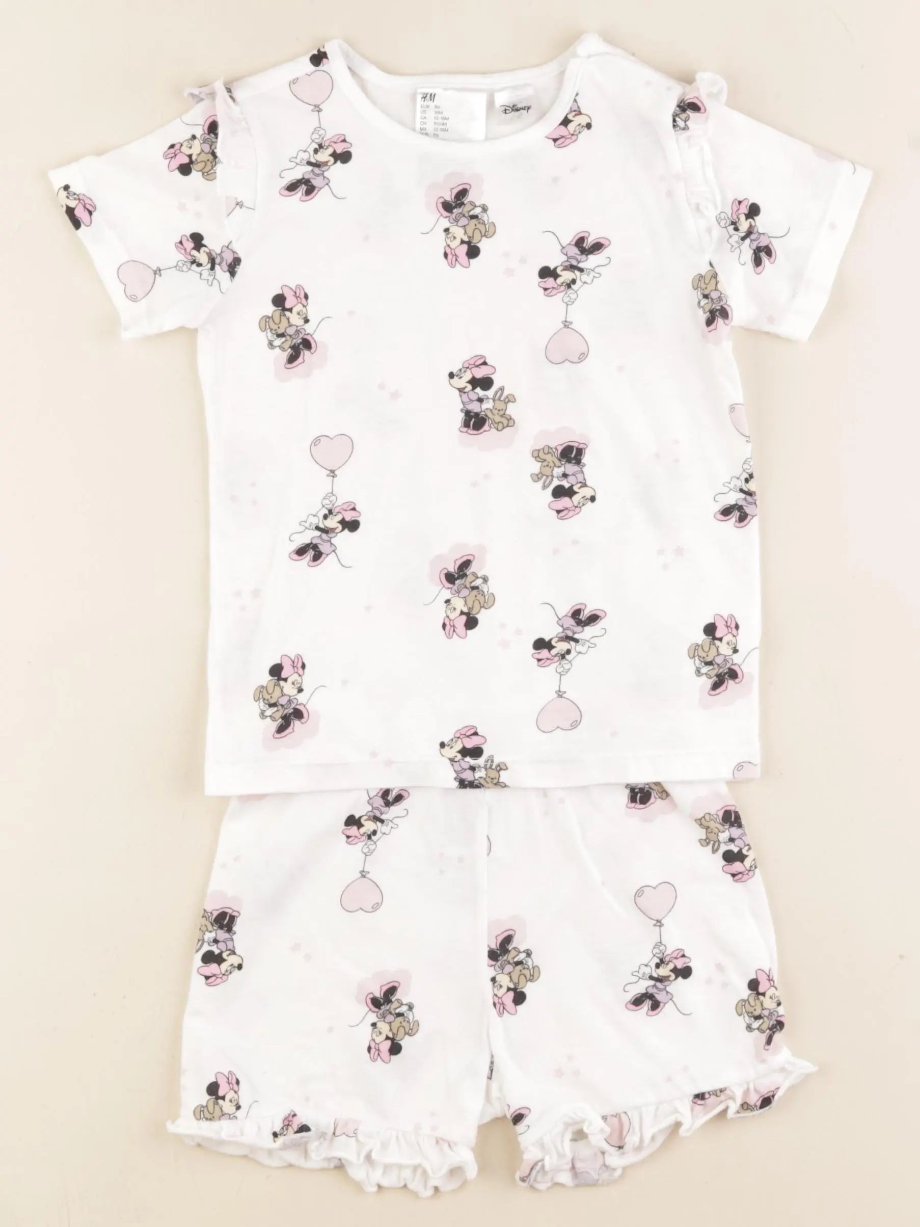 H&M - pyjama coton blanc - 12/18 mois