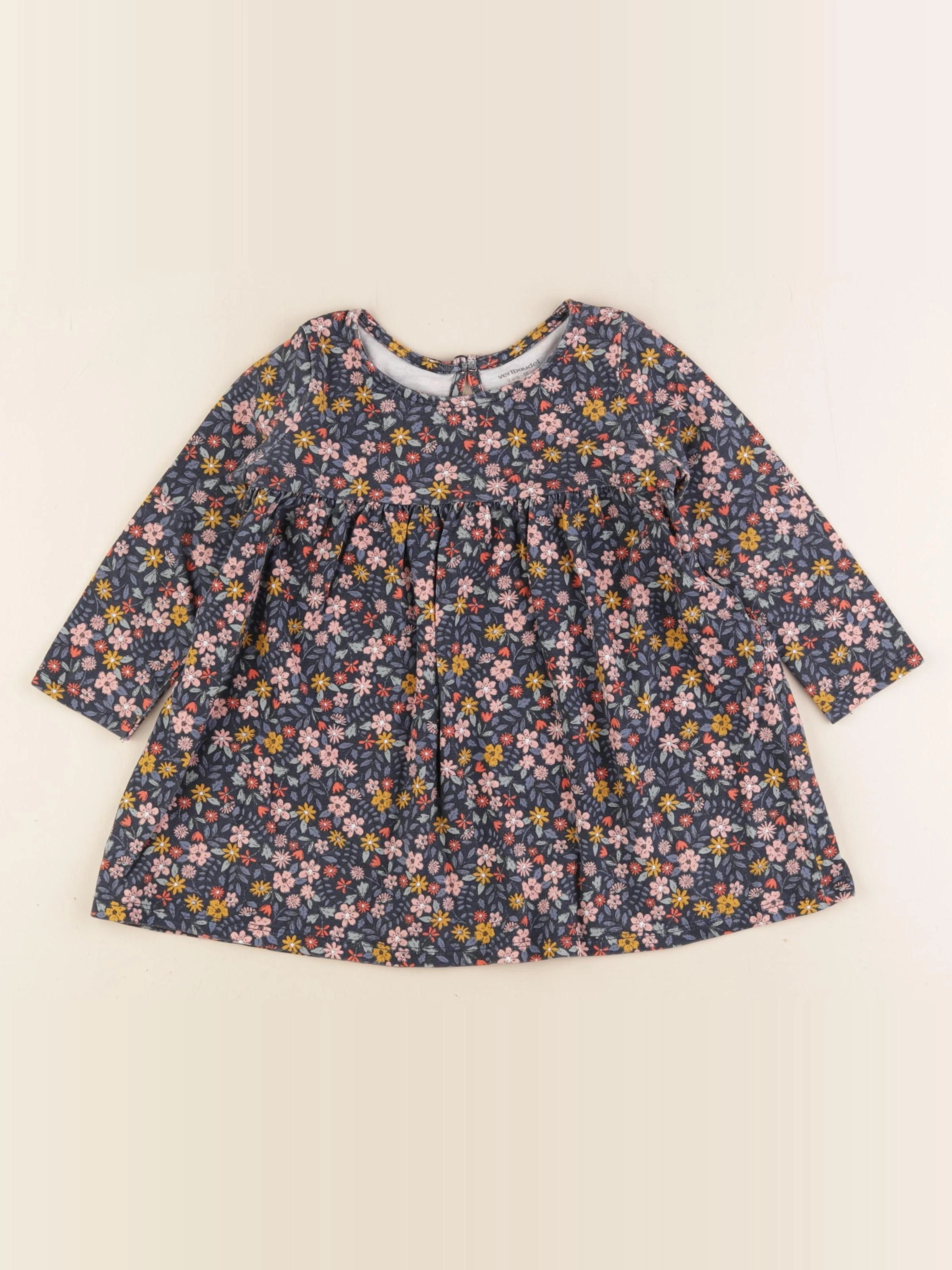 Vertbaudet - robe bleu - 2 ans