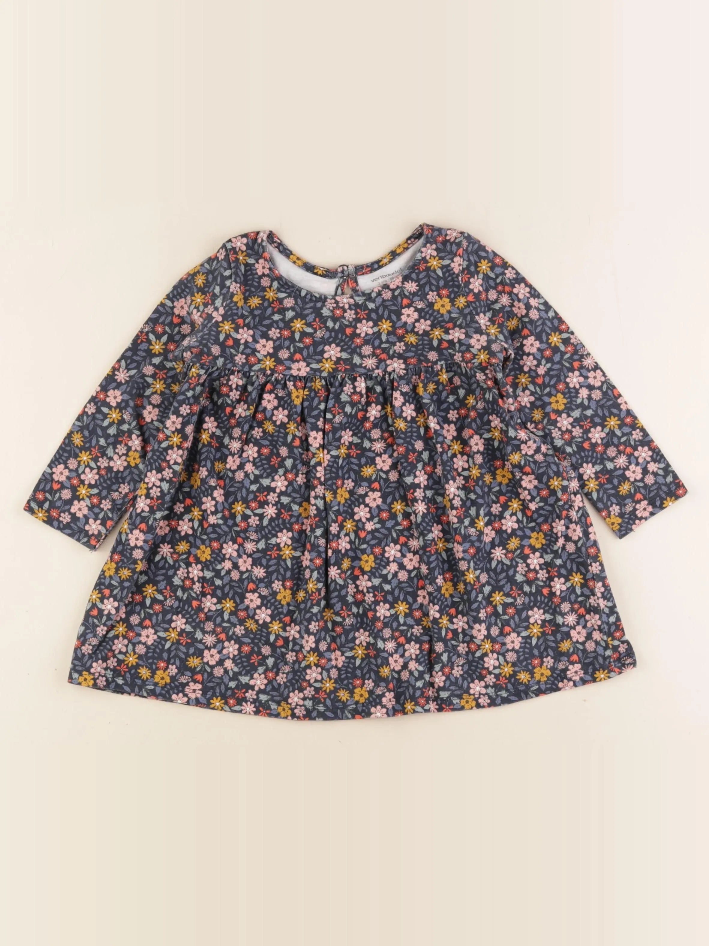 Vertbaudet - robe bleu - 2 ans