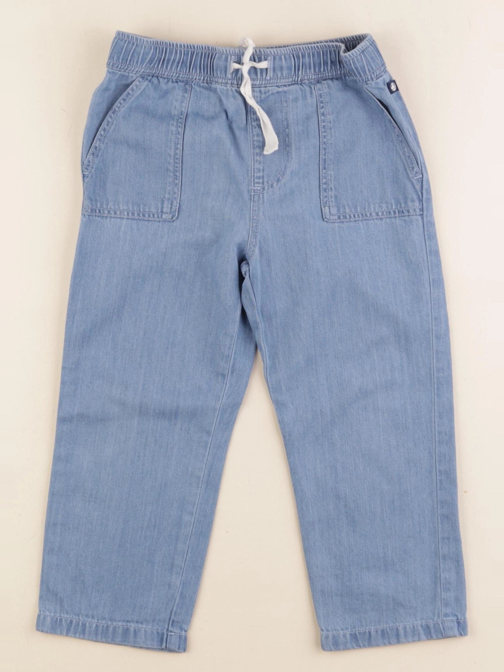 Petit Bateau - pantalon bleu - 4 ans