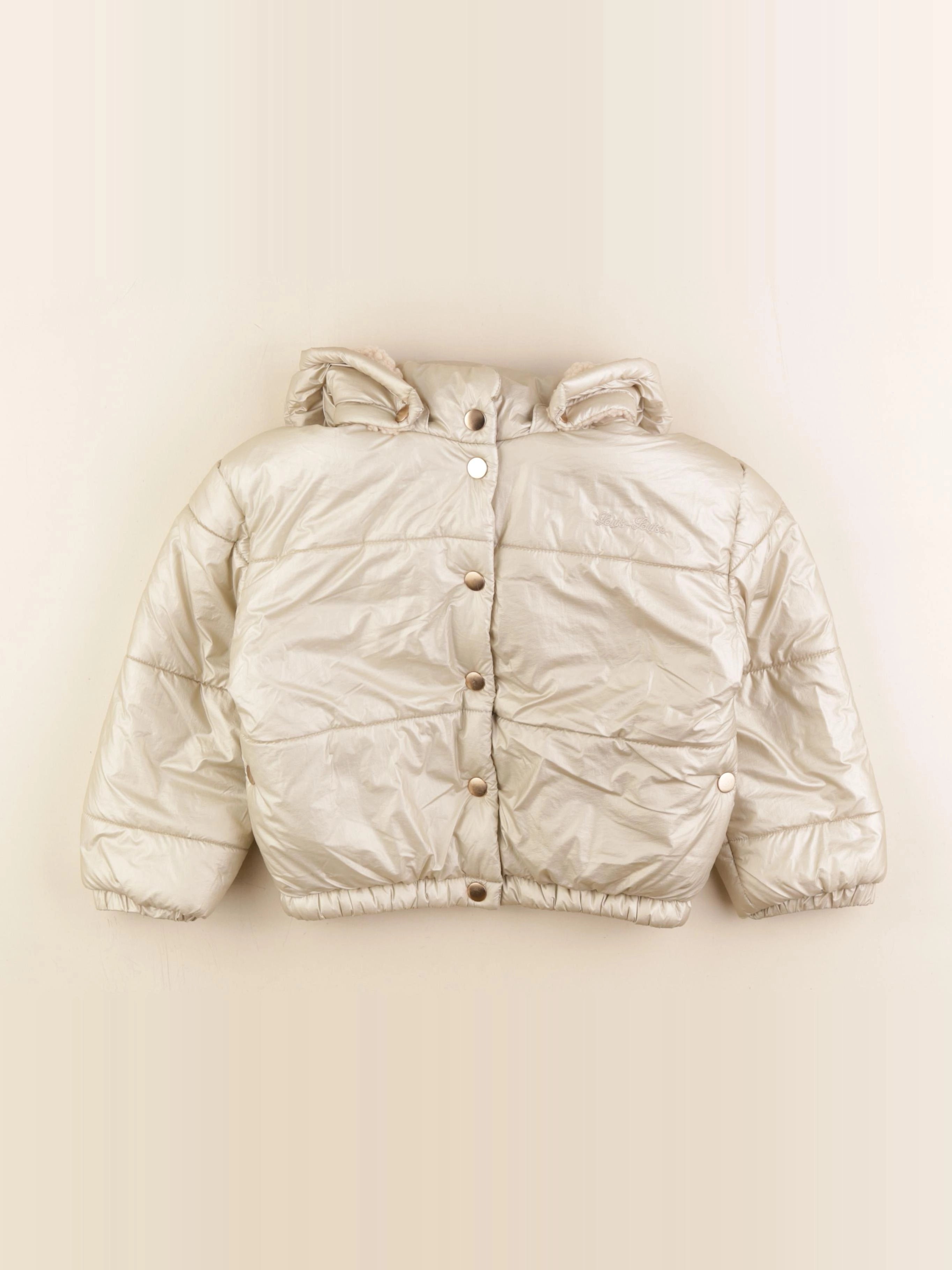 Louis Louise - doudoune beige, or - 6 ans