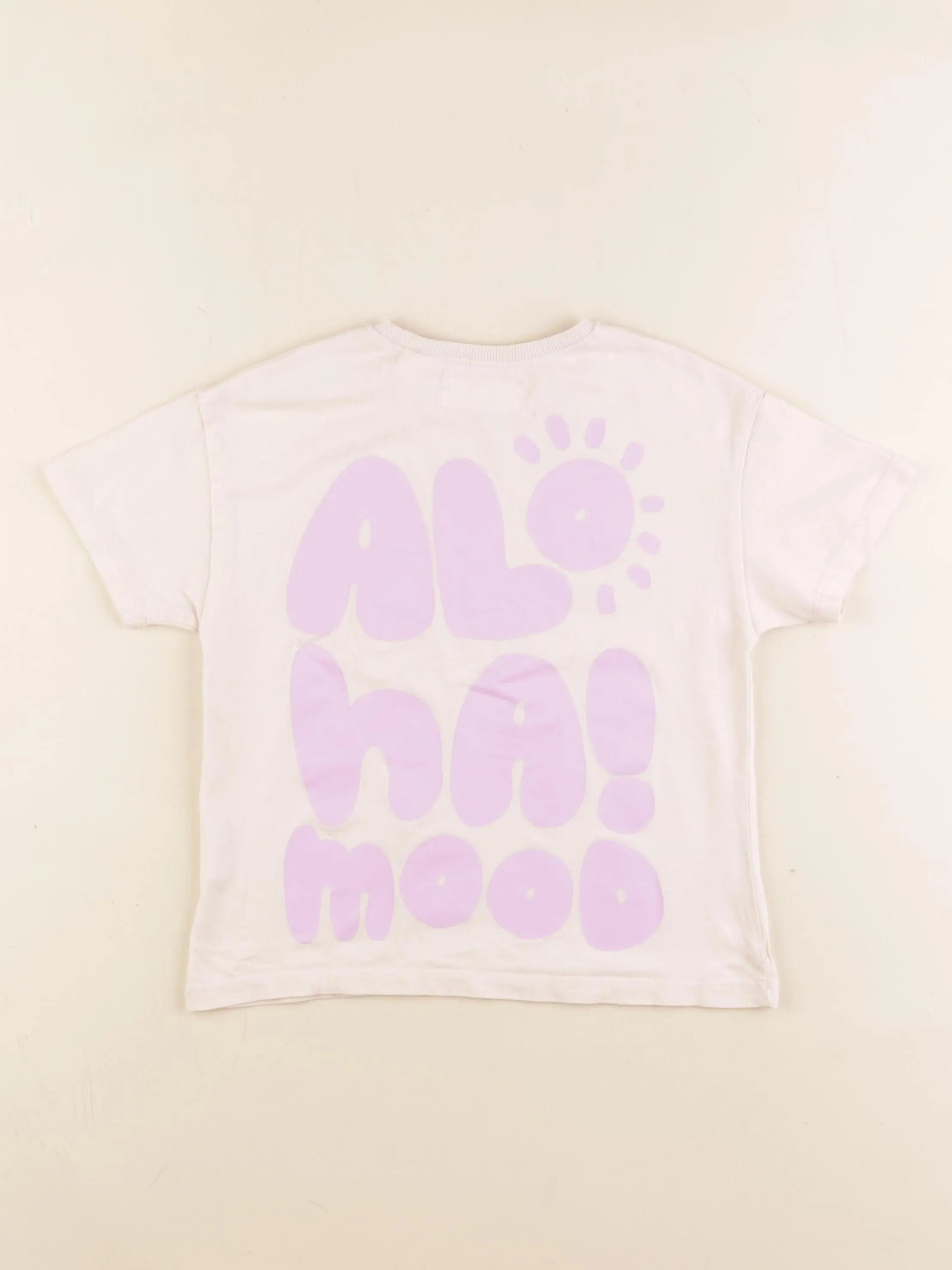 Zara - tee-shirt imprimé au dos rose - 5 ans