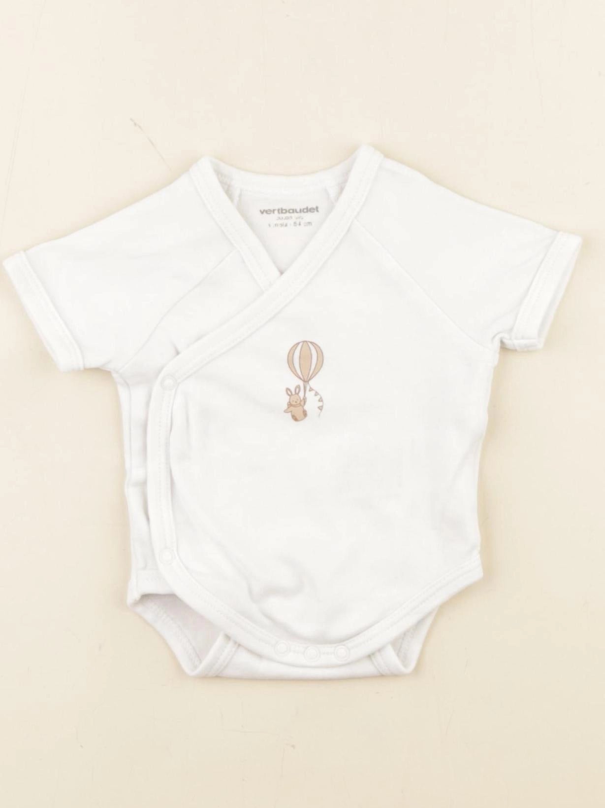 Vertbaudet - body blanc - 1 mois