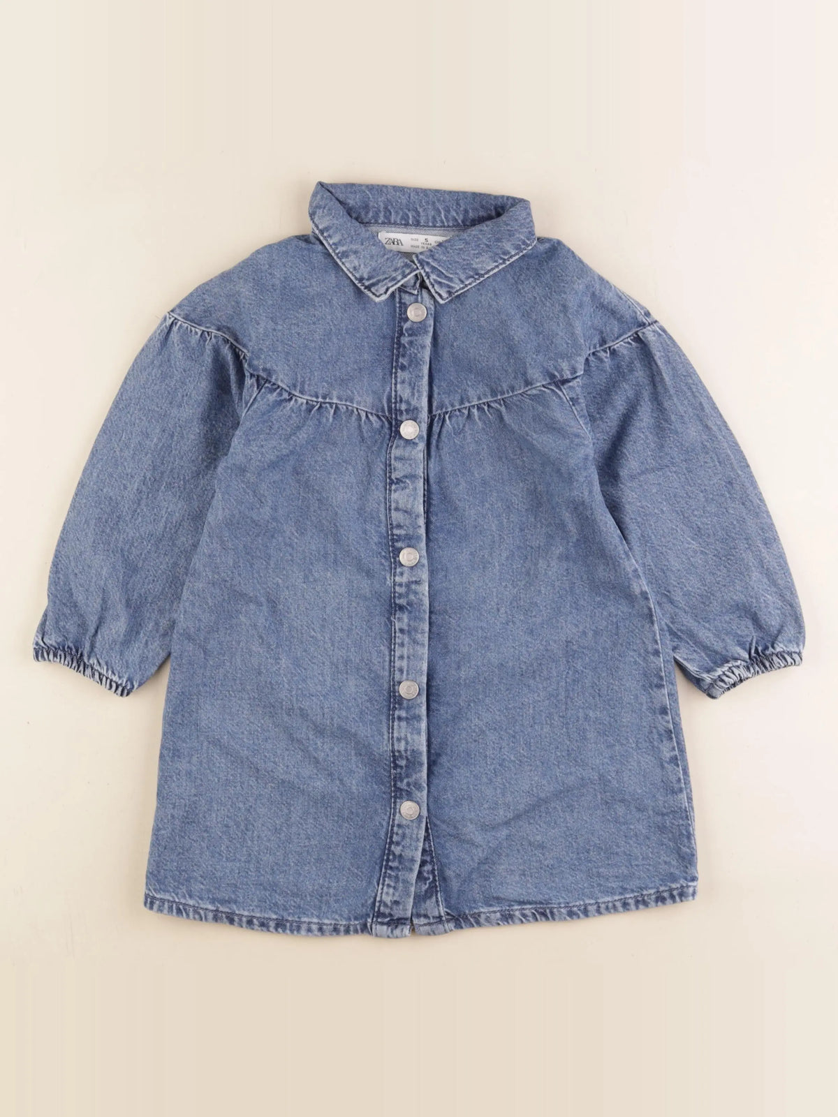 Zara - robe bleu - 5 ans