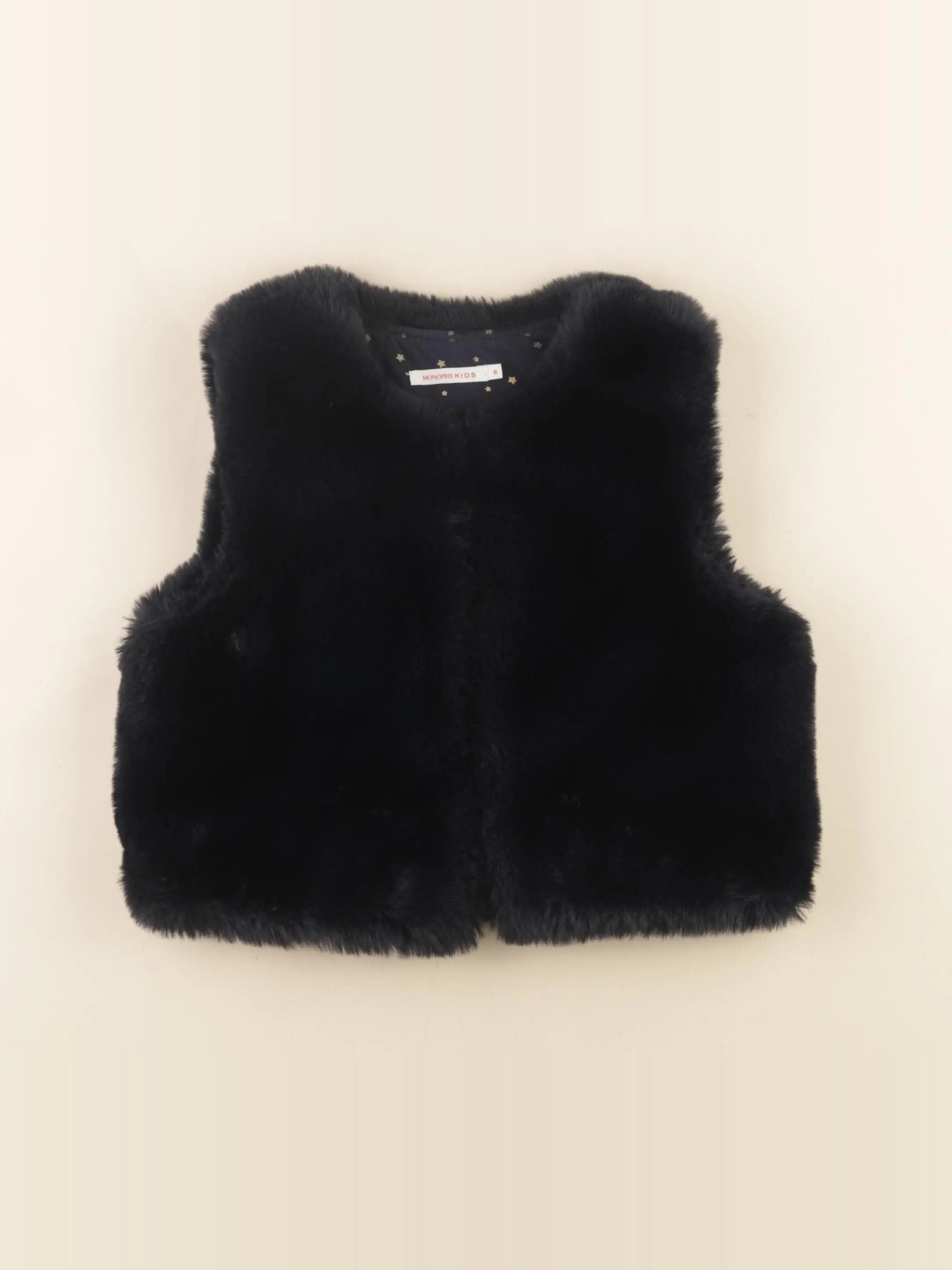 Monoprix - gilet bleu - 8 ans