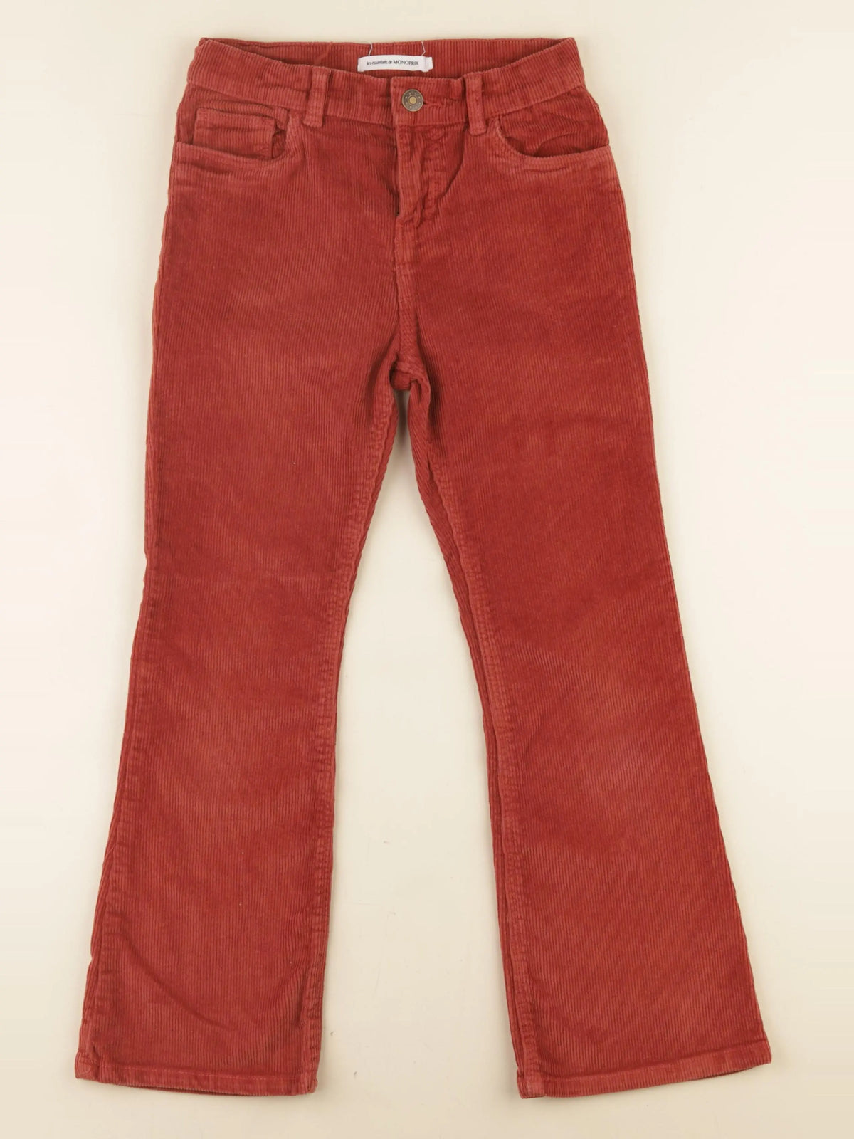 Monoprix - pantalon rouge - 10 ans