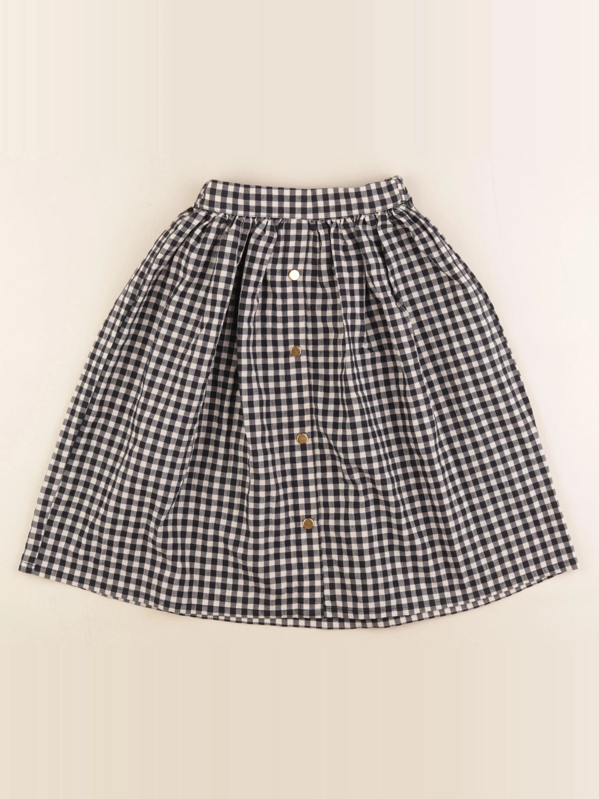 Apaches Collections - jupe beige, noir - 4 ans