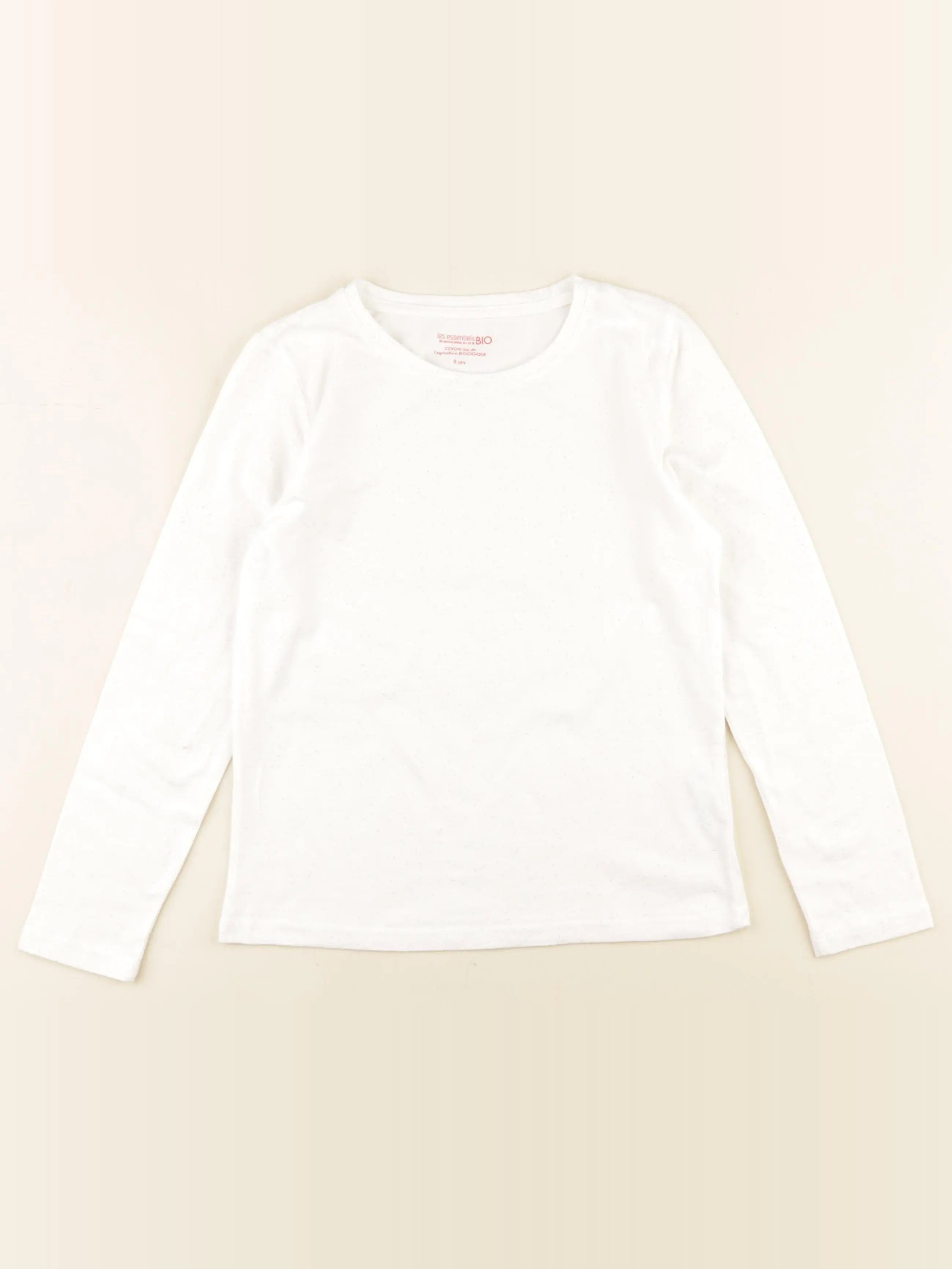 Monoprix - tee-shirt blanc - 8 ans