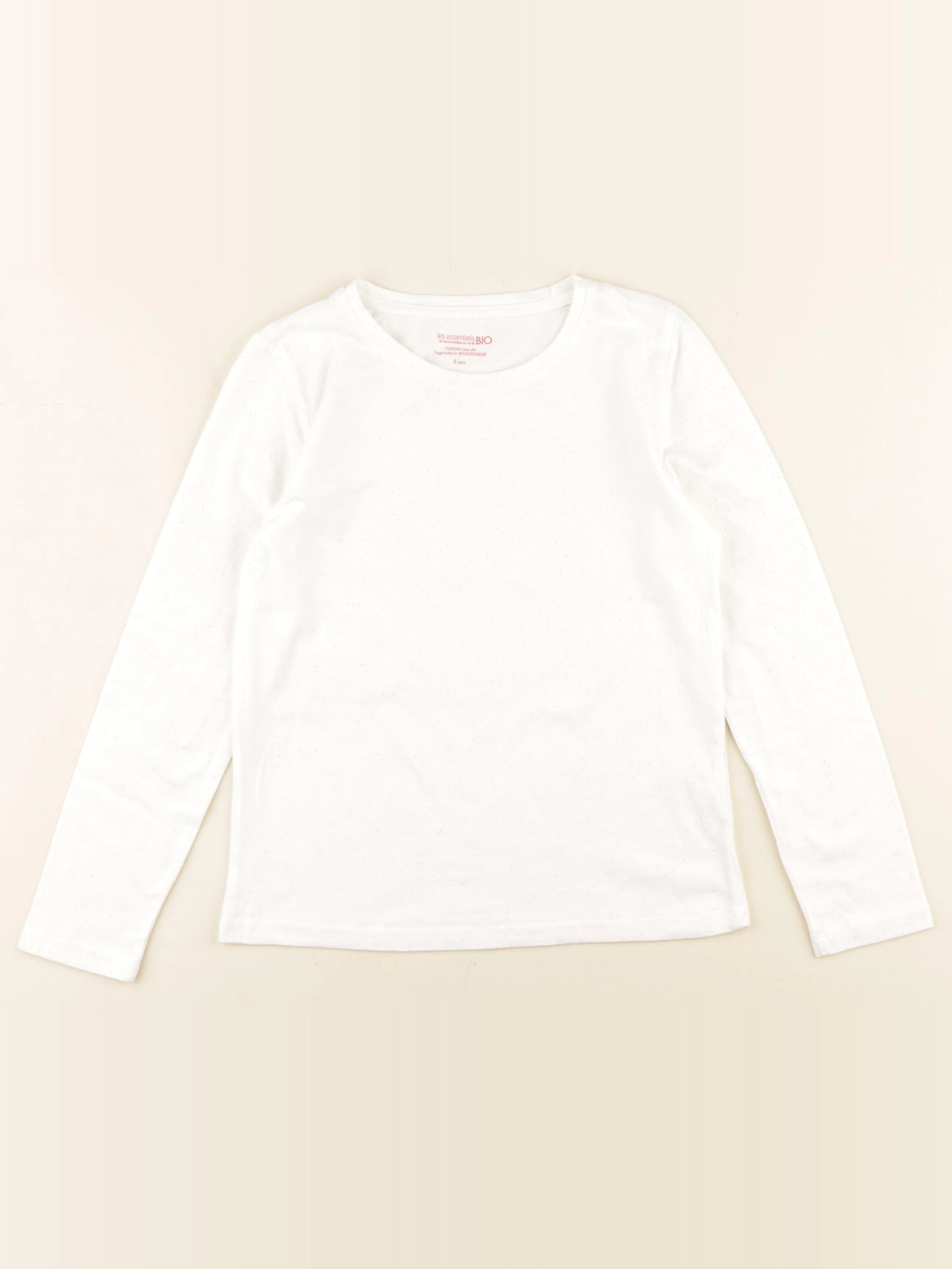 Monoprix - tee-shirt blanc - 8 ans