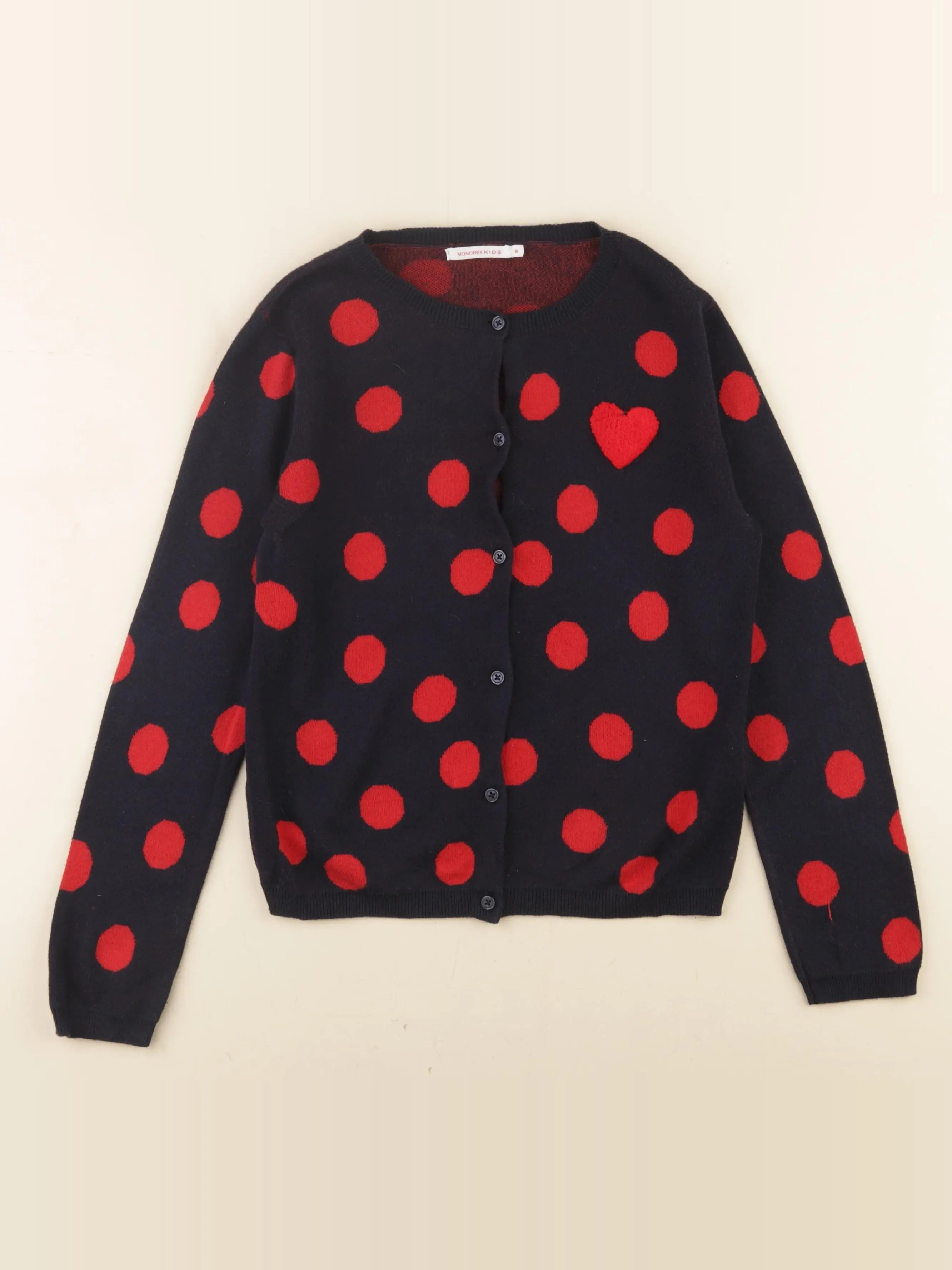 Monoprix - tee-shirt bleu - 8 ans