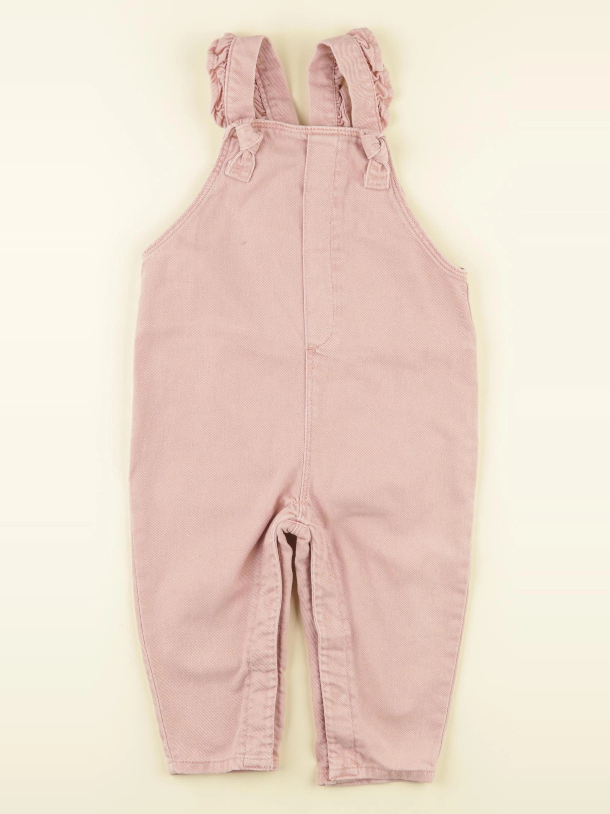 Vertbaudet - salopette rose - 18 mois