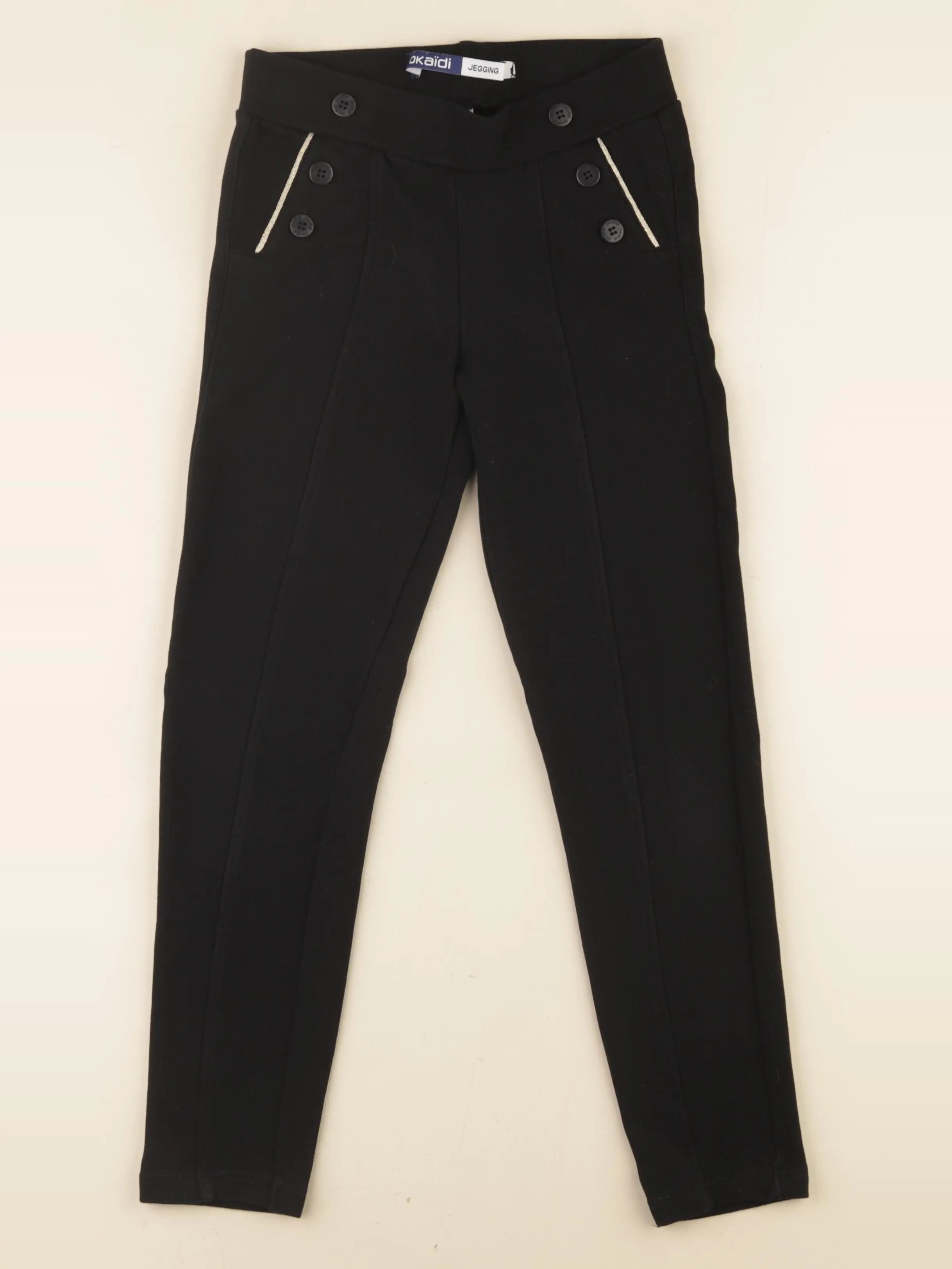 Okaidi - jegging noir - 9 ans