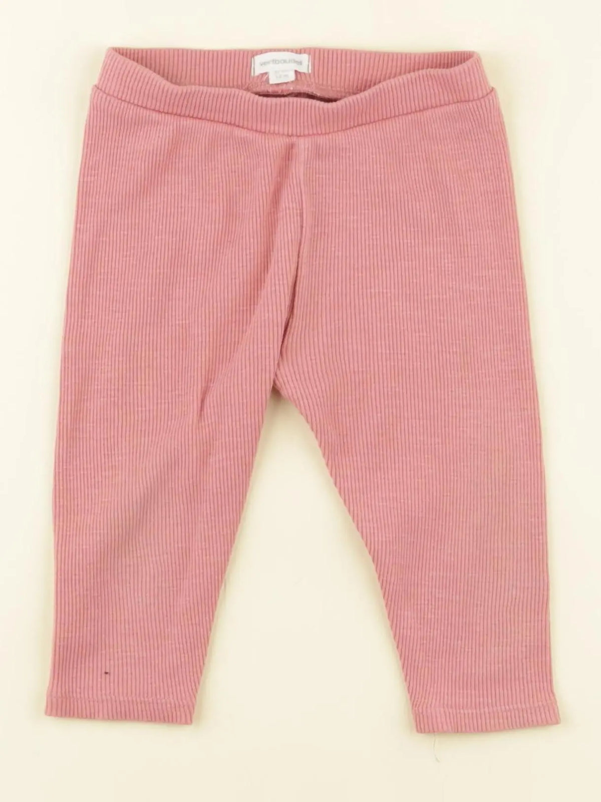 Vertbaudet - legging rose - 12 mois