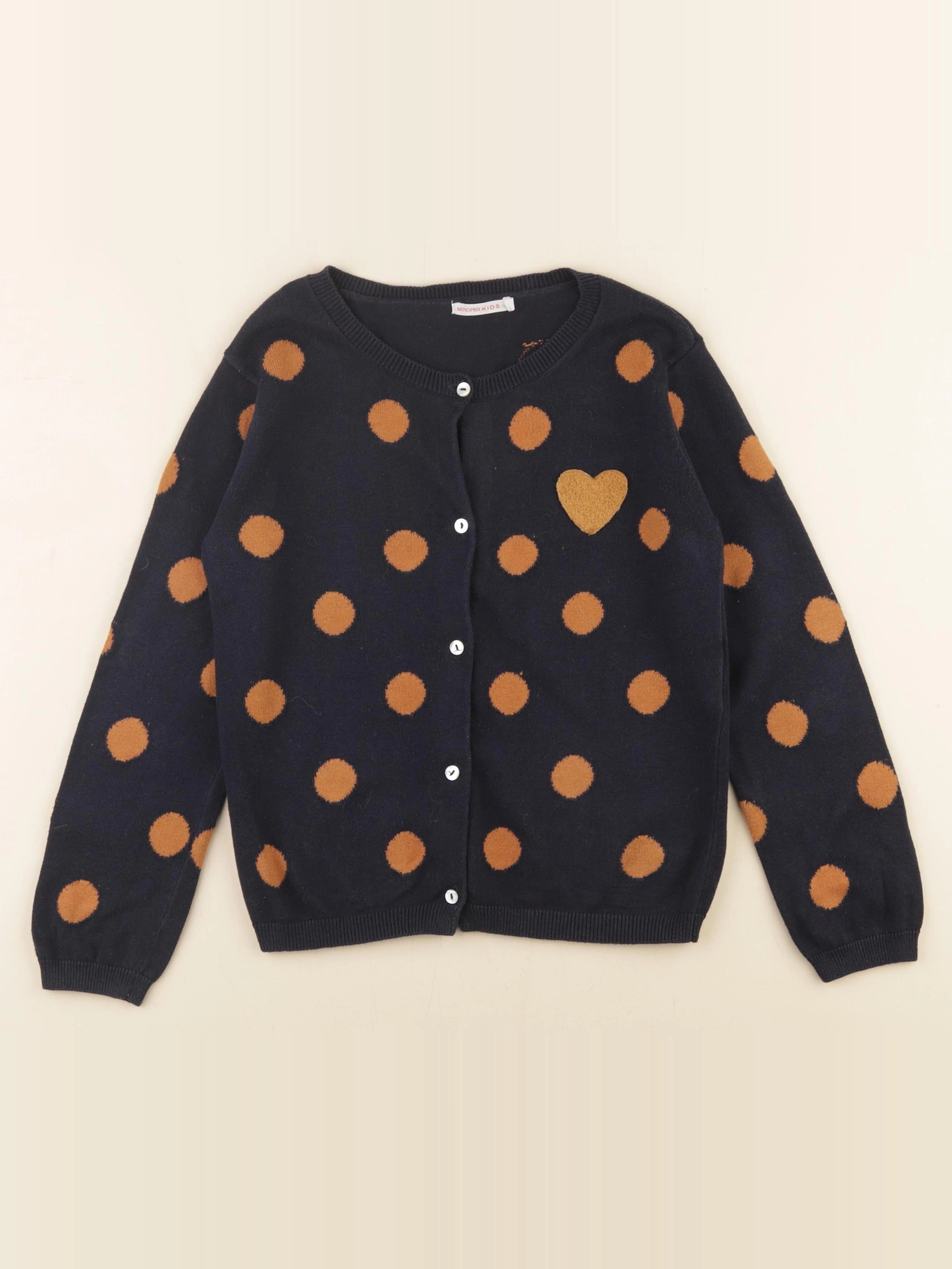 Monoprix - gilet bleu - 8 ans