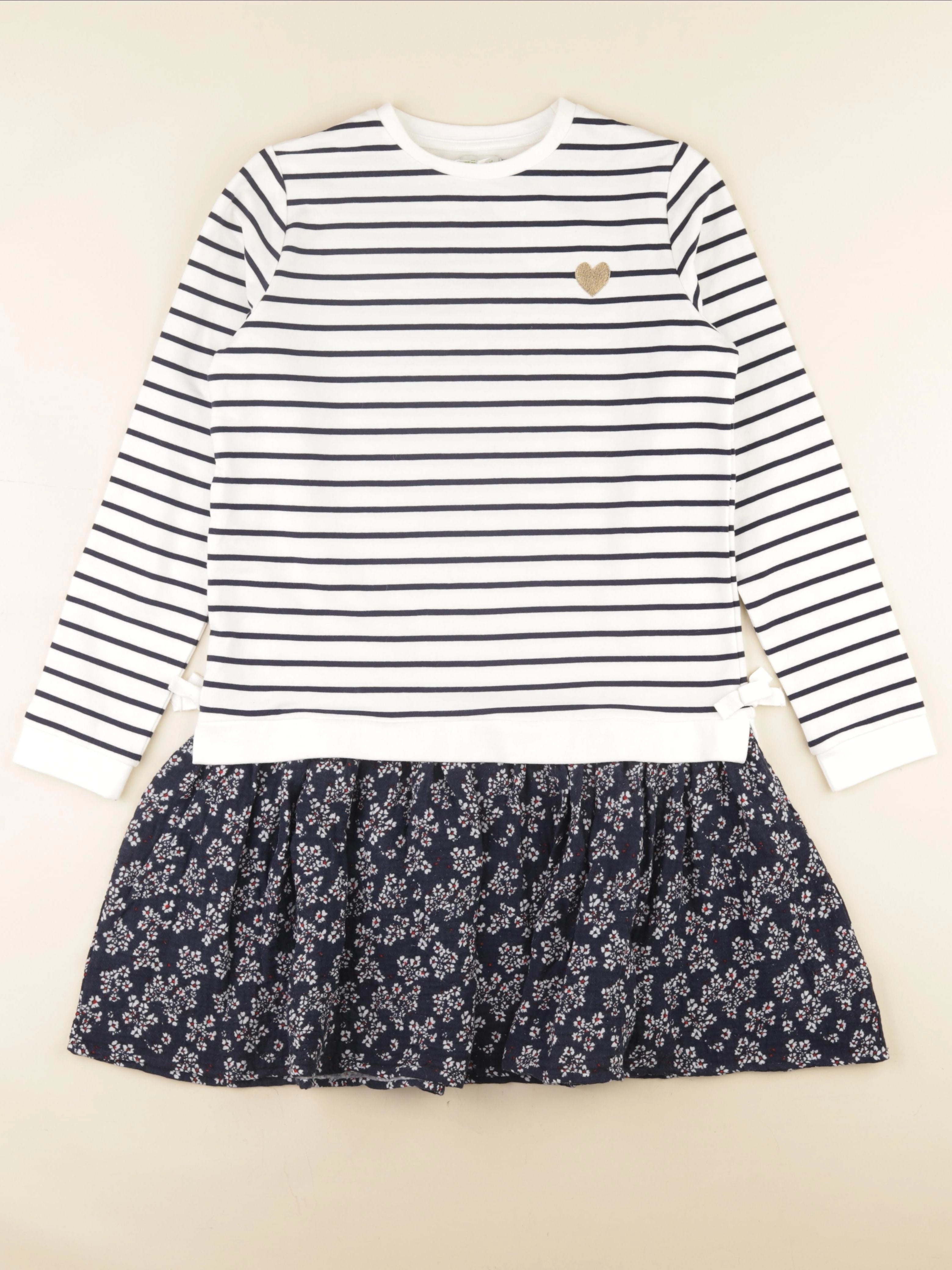 Vertbaudet - robe bleu - 14 ans