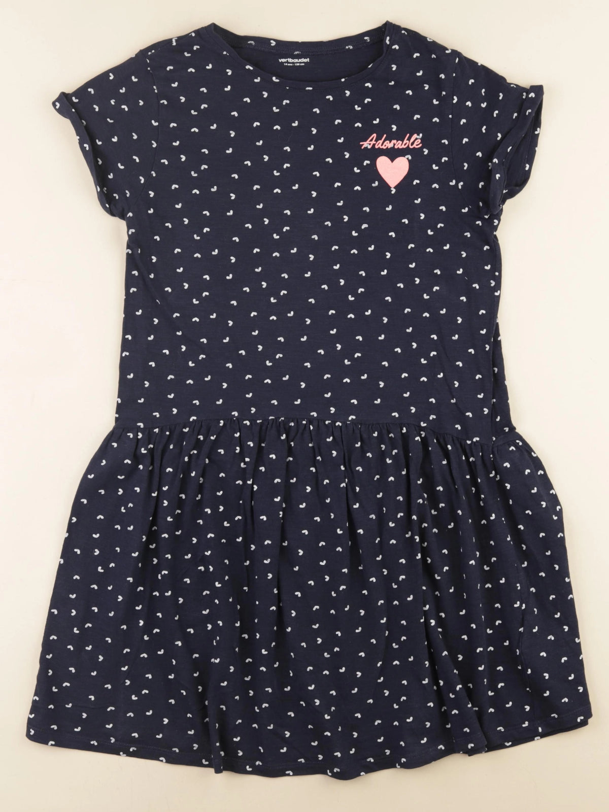 Vertbaudet - robe bleu - 14 ans