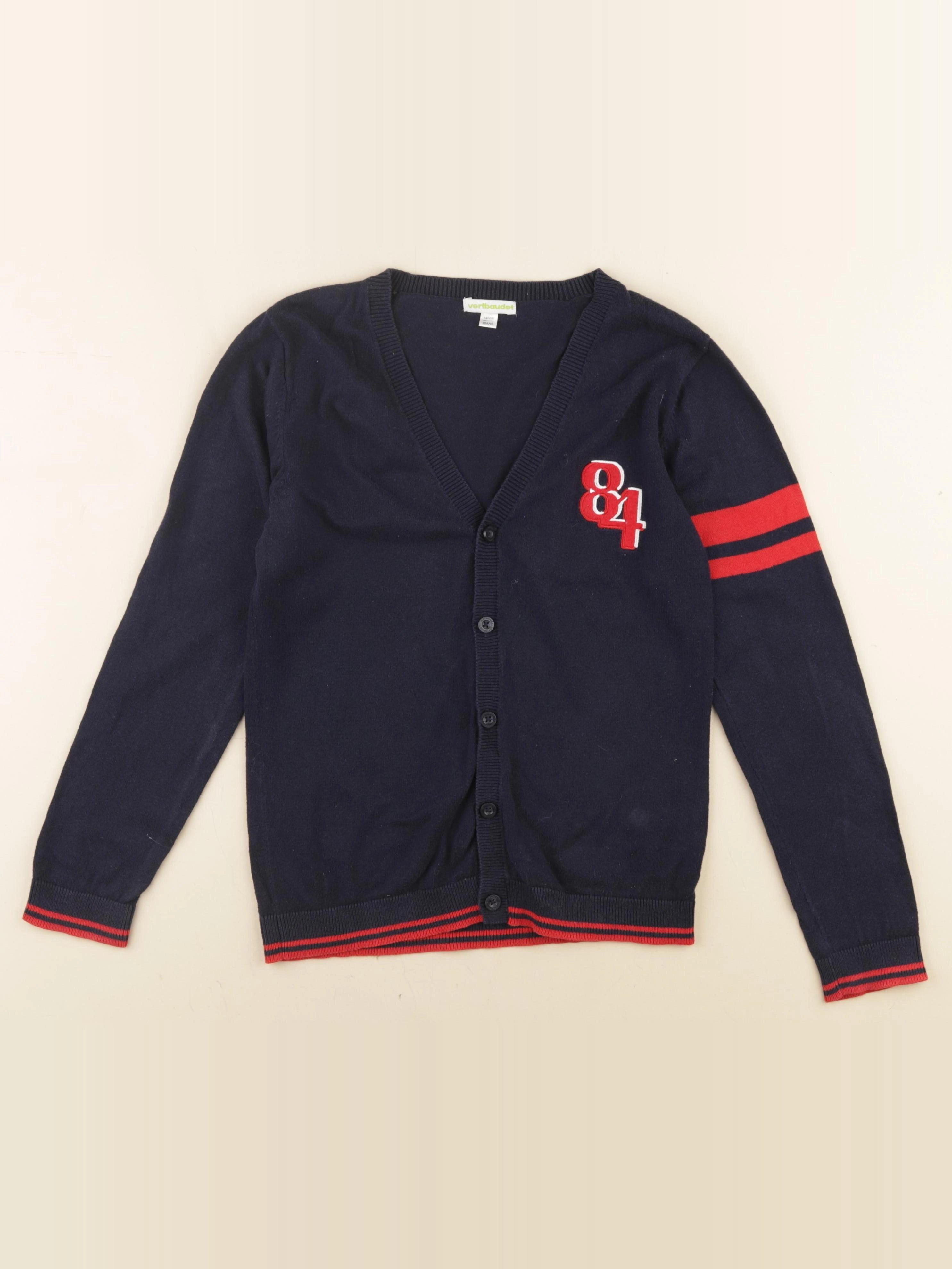 Vertbaudet - gilet bleu - 10 ans