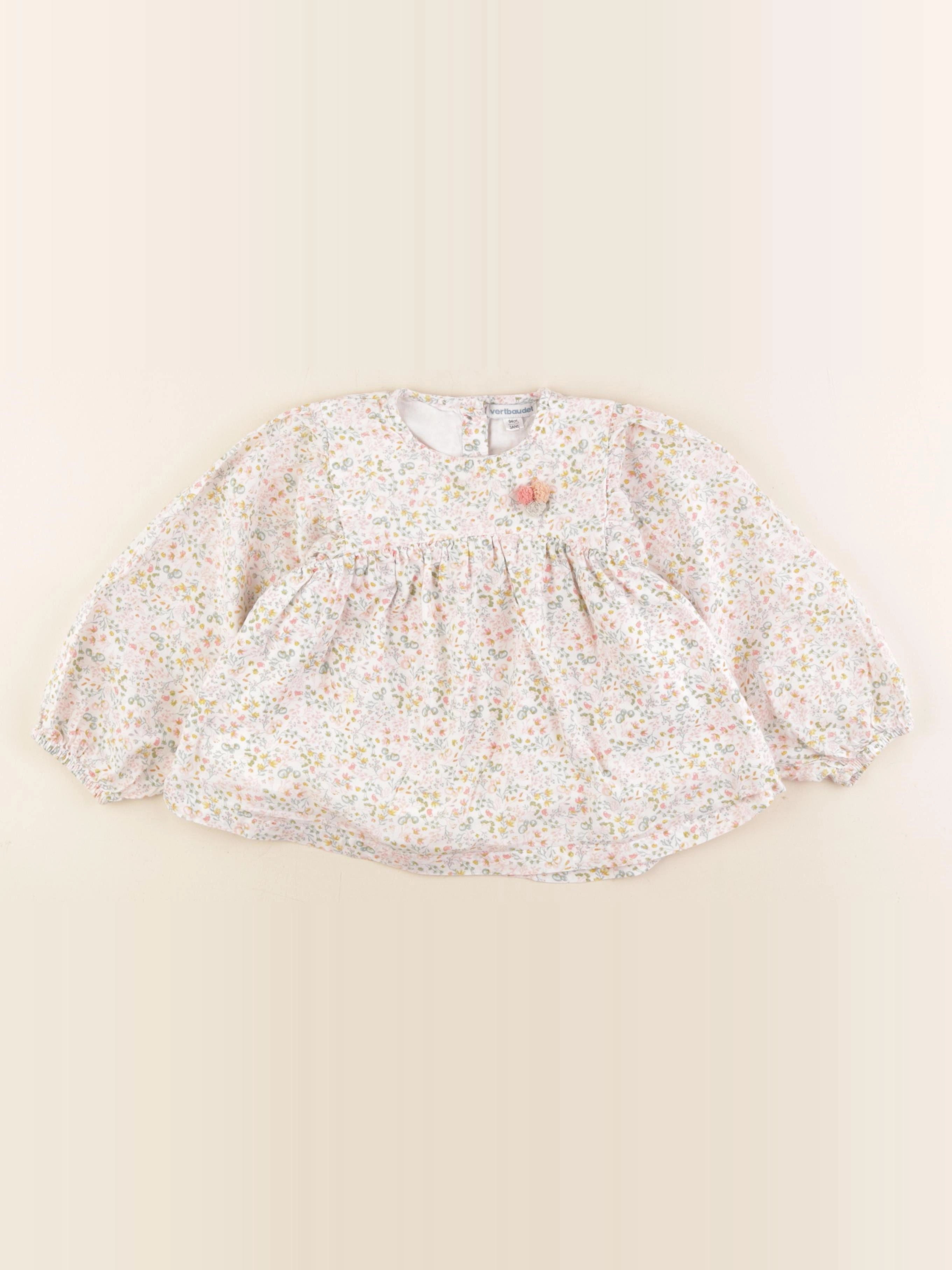 Vertbaudet - blouse rose - 3 ans
