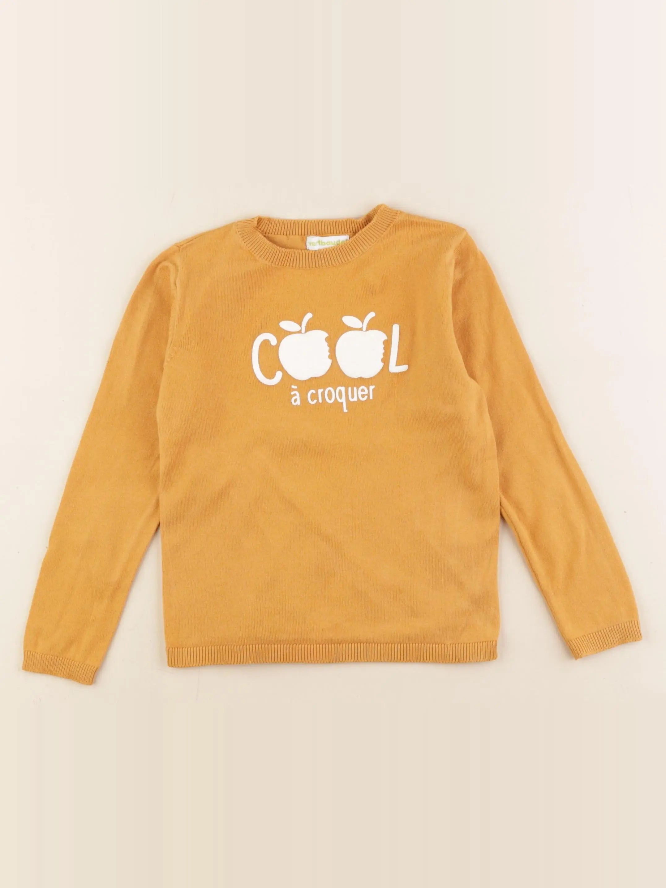Vertbaudet - pull jaune - 4 ans
