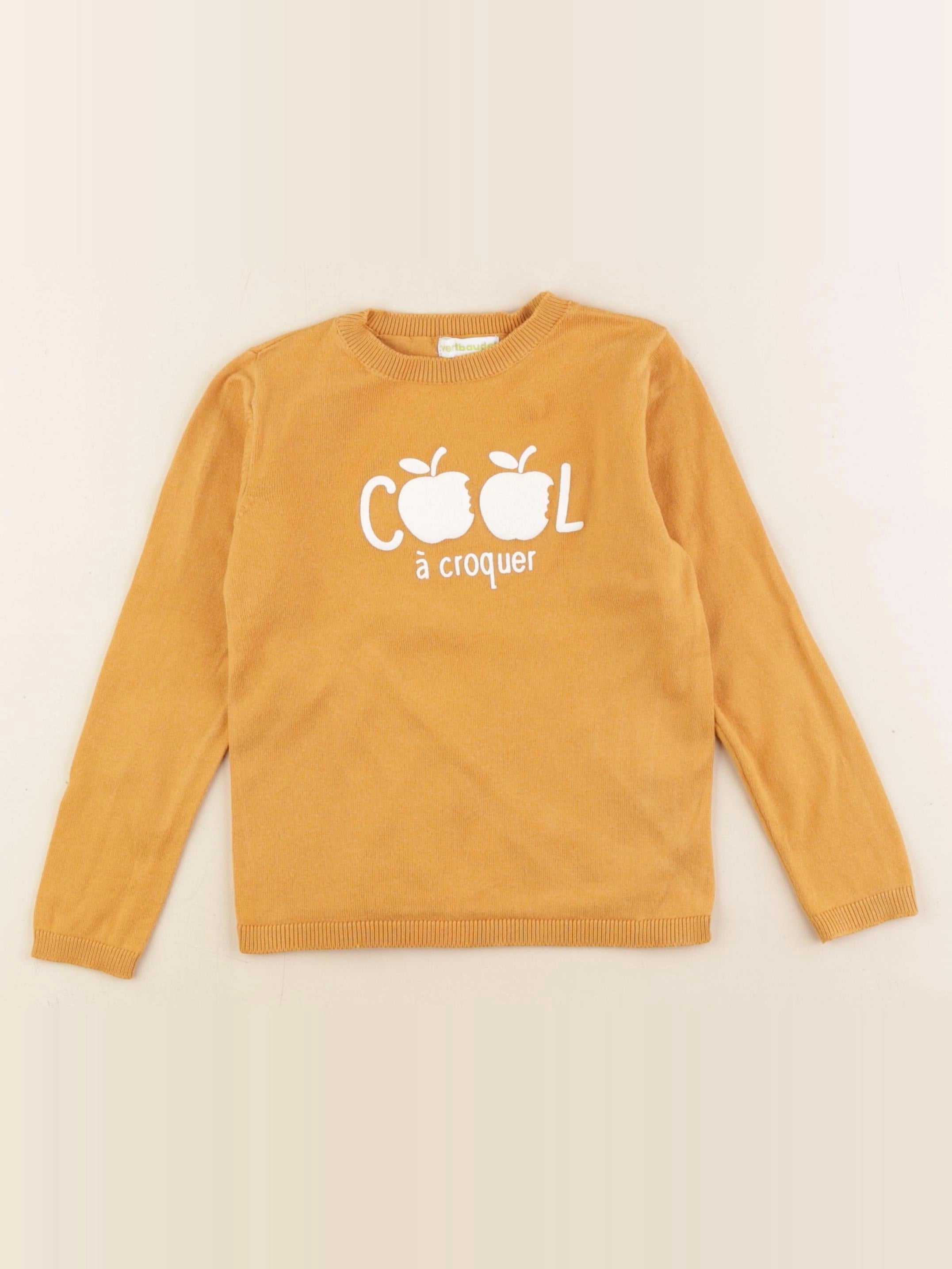 Vertbaudet - pull jaune - 4 ans