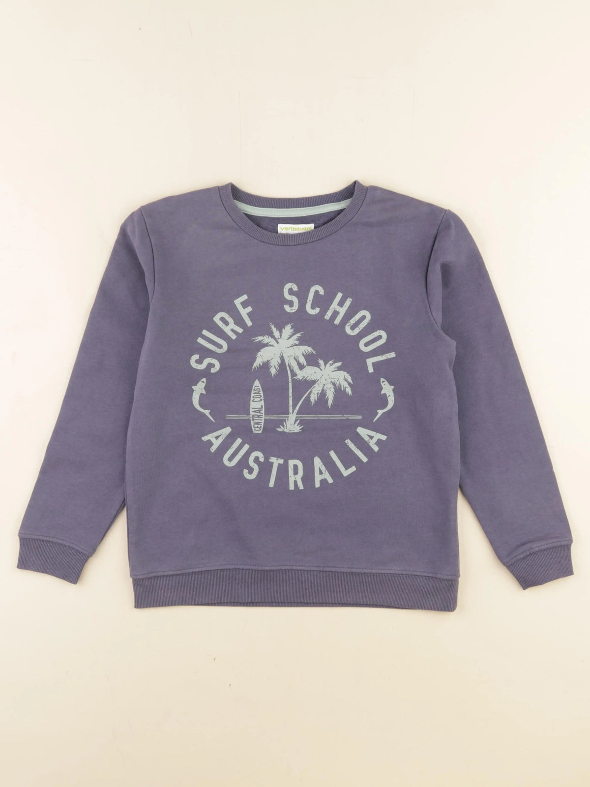 Vertbaudet - sweat bleu - 10 ans