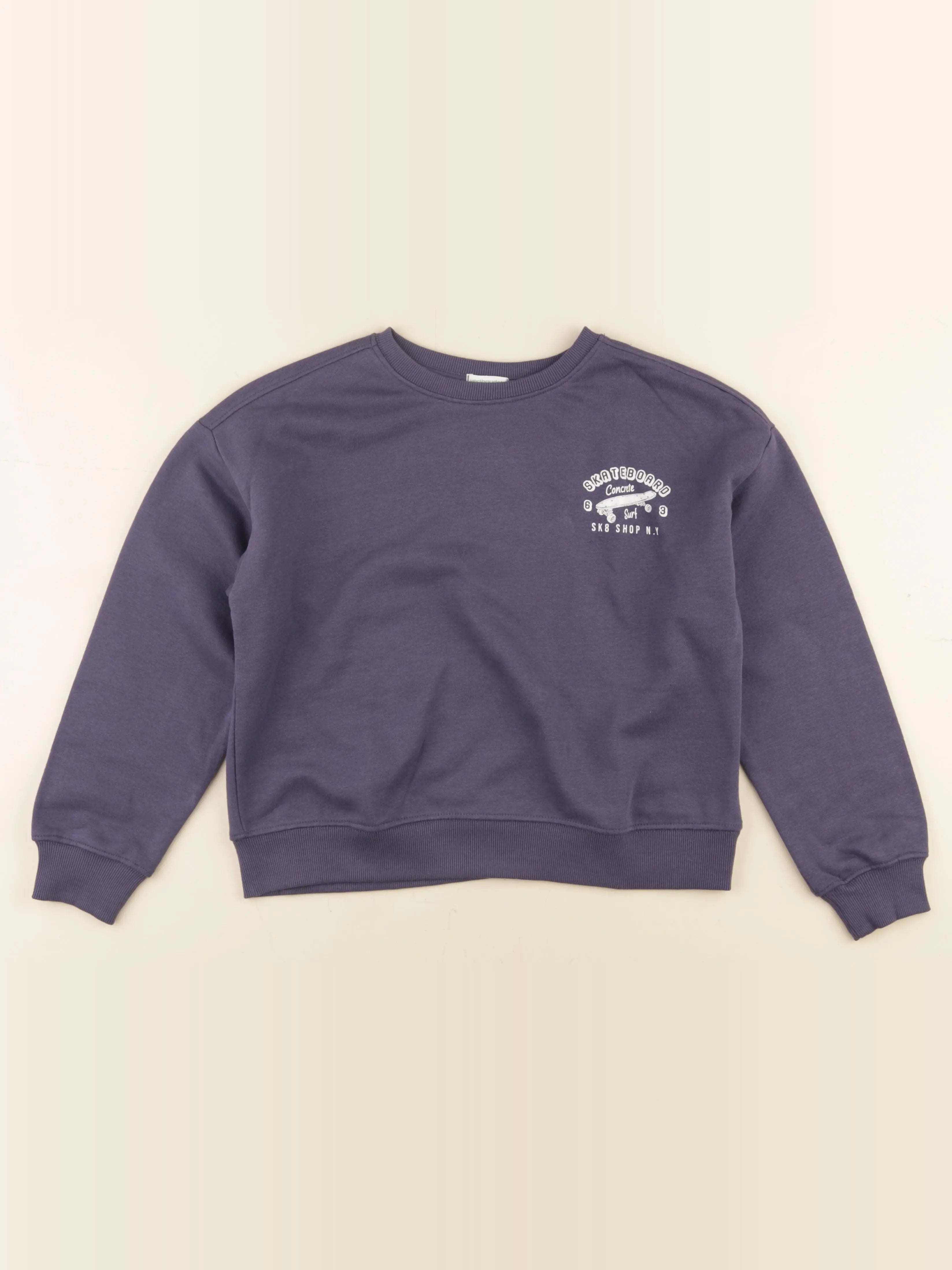 Vertbaudet - sweat bleu - 12 ans