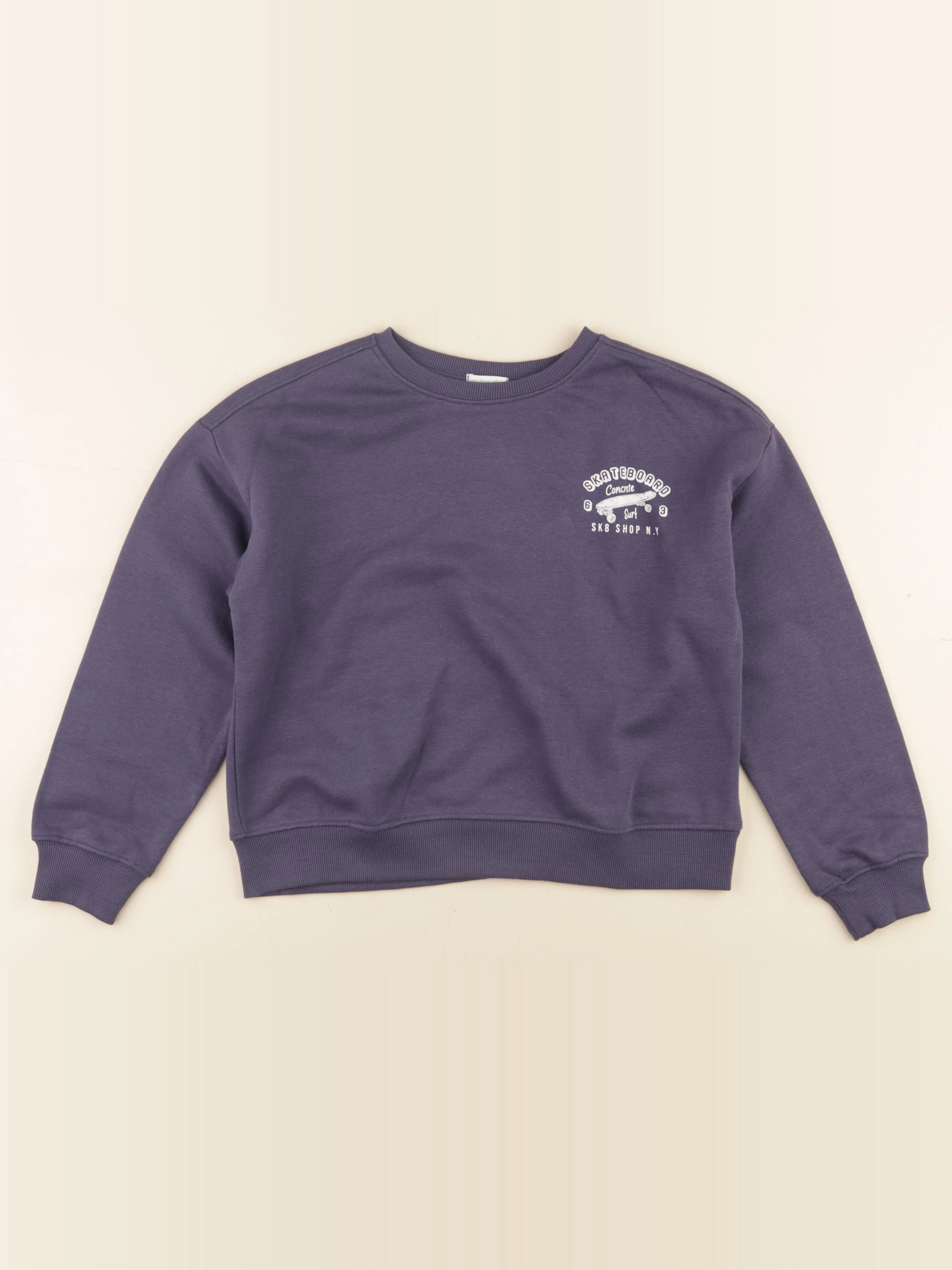 Vertbaudet - sweat bleu - 12 ans