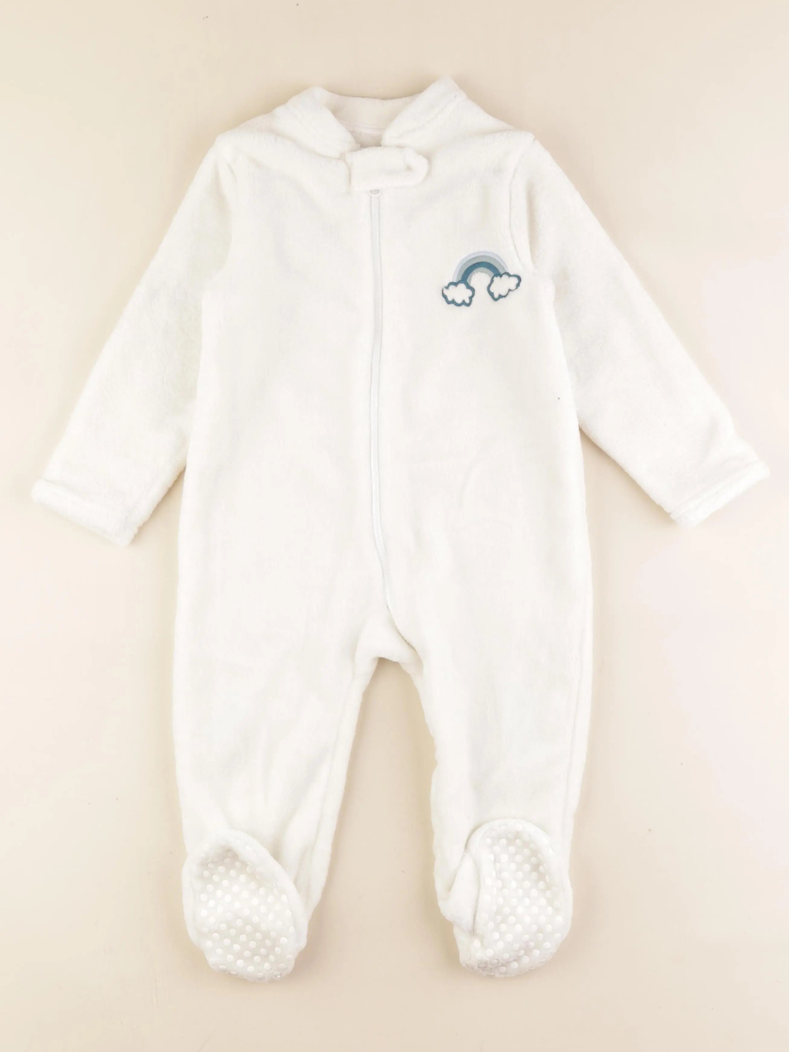 La Redoute - pyjama velours beige - 3 ans