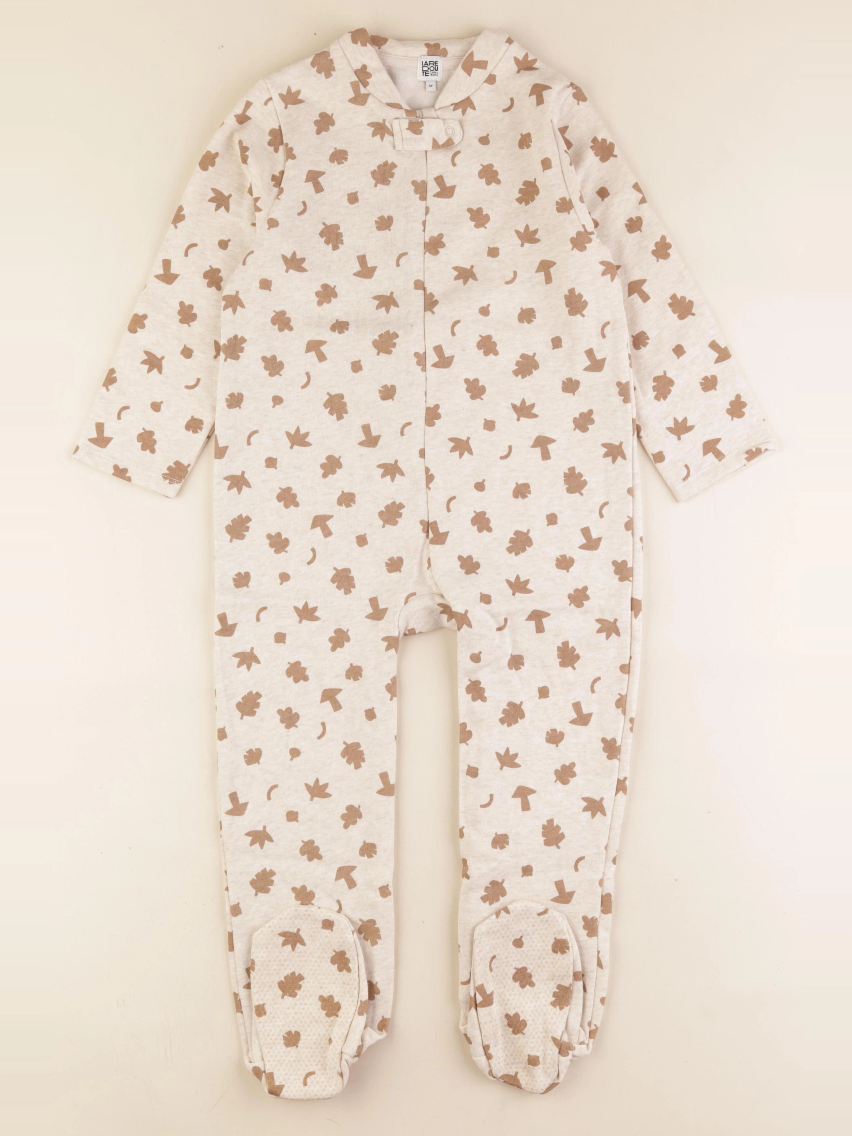 La Redoute - pyjama coton beige - 4 ans
