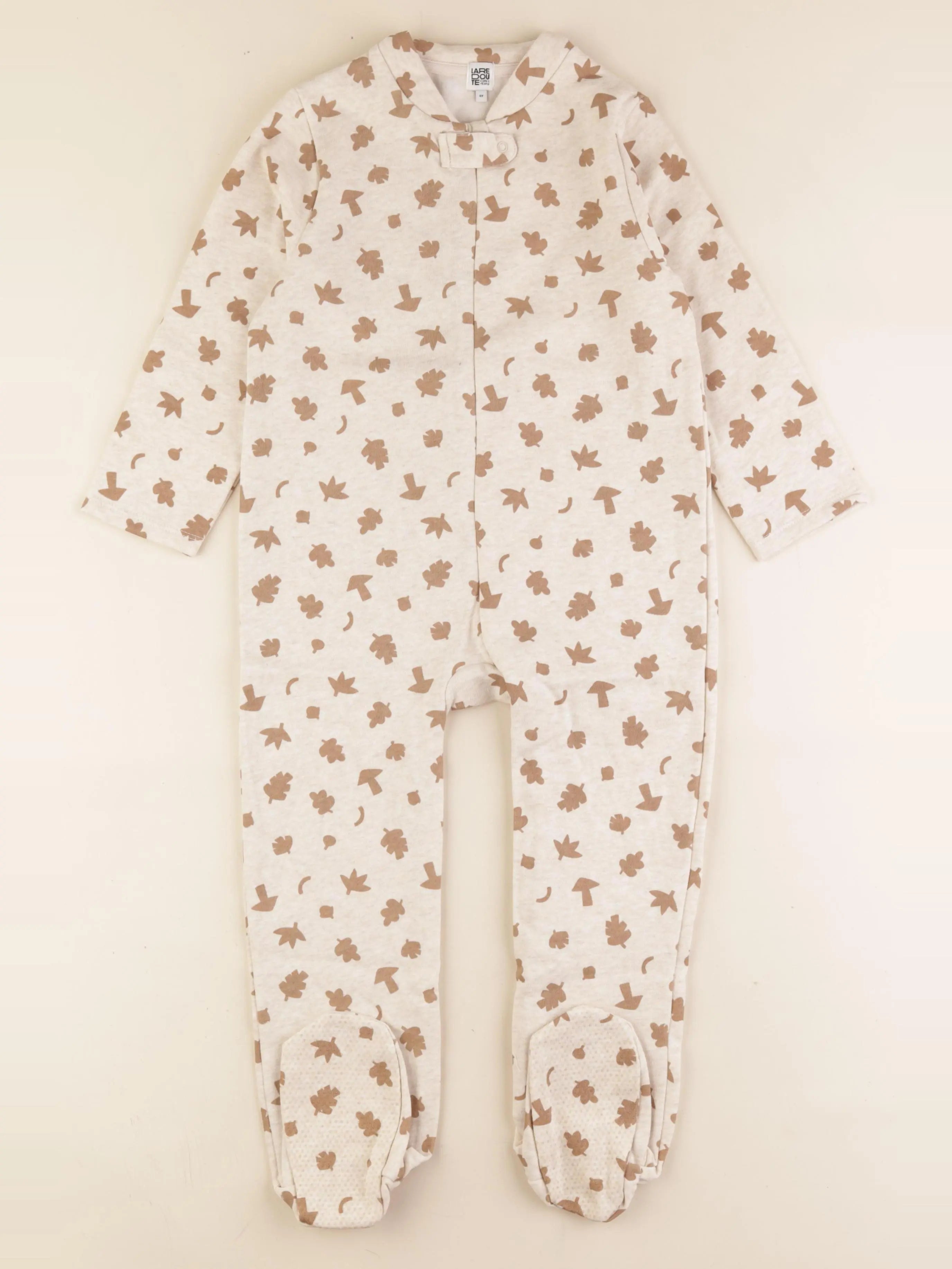 La Redoute - pyjama coton beige - 4 ans
