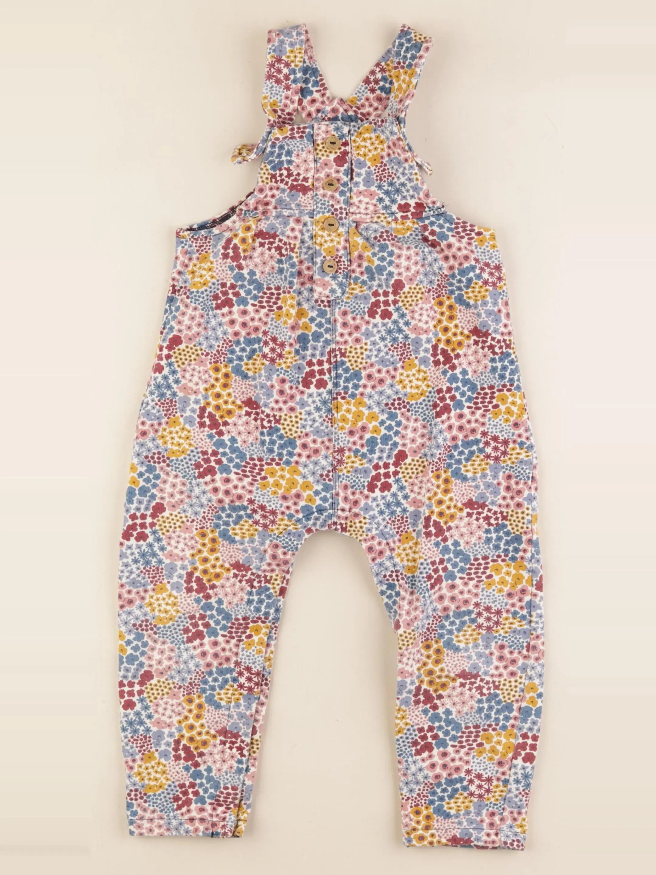 Vertbaudet - salopette multicolore - 36 mois