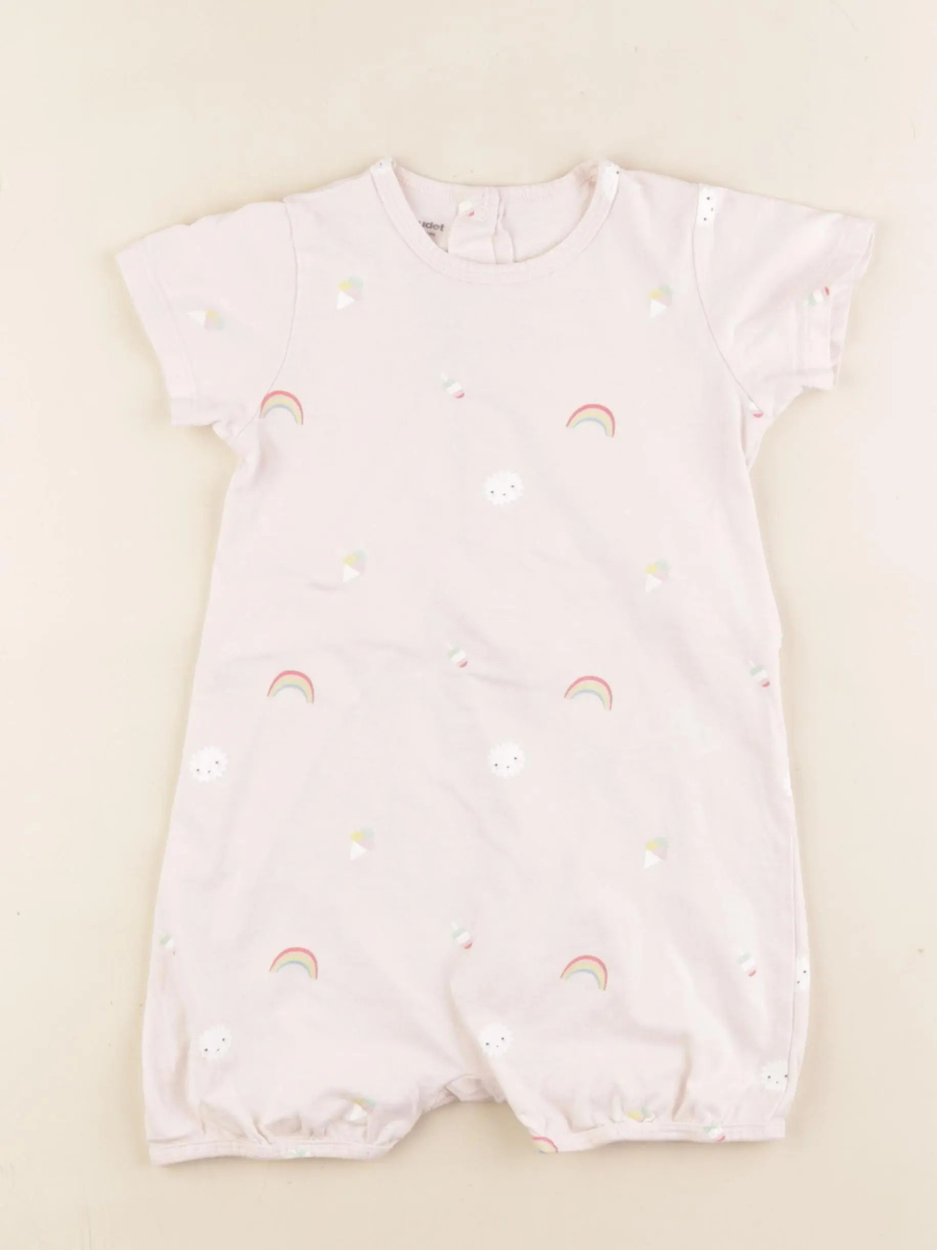Vertbaudet - pyjama coton rose - 36 mois