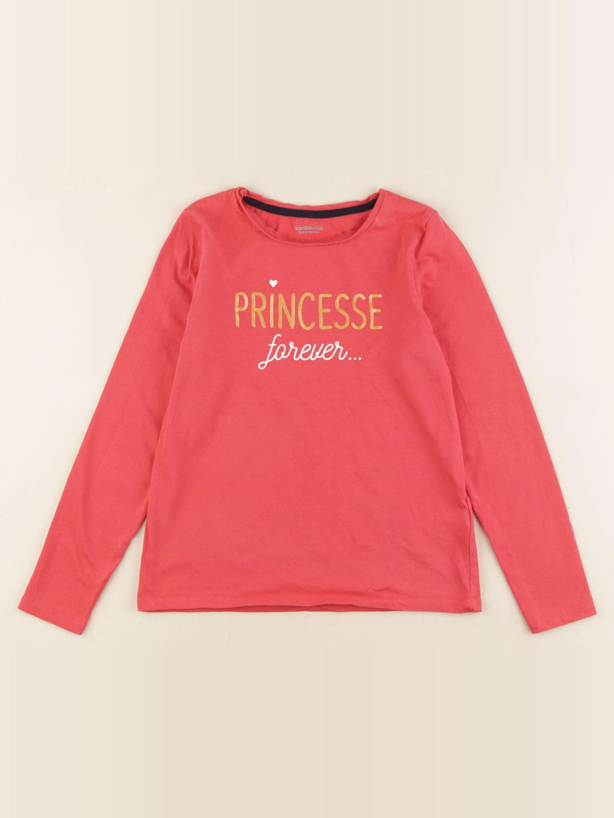 Vertbaudet - tee-shirt rose - 8 ans