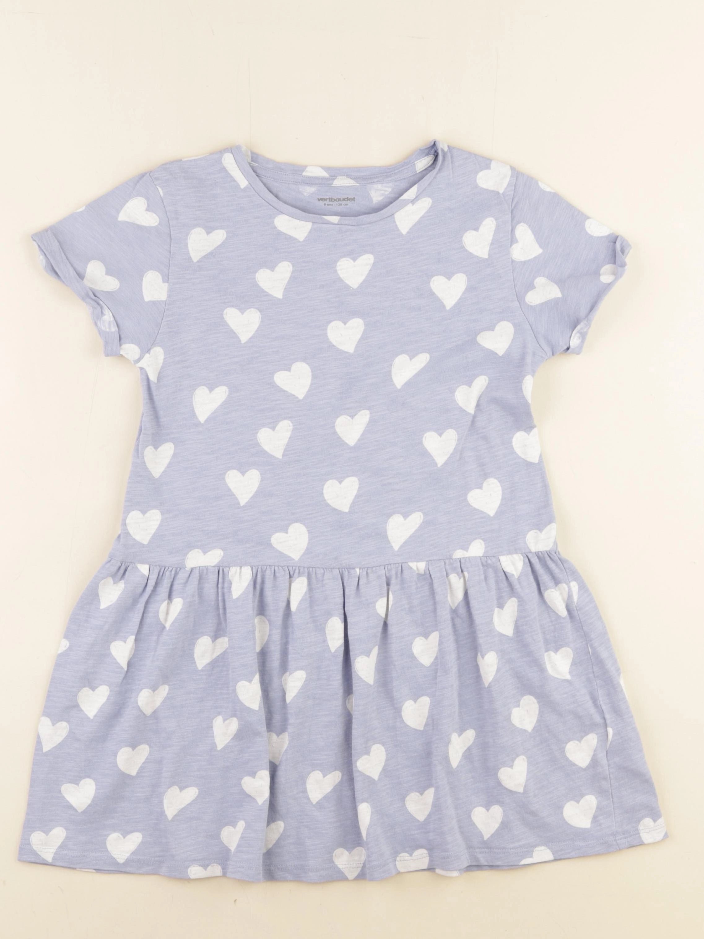 Vertbaudet - robe bleu - 8 ans