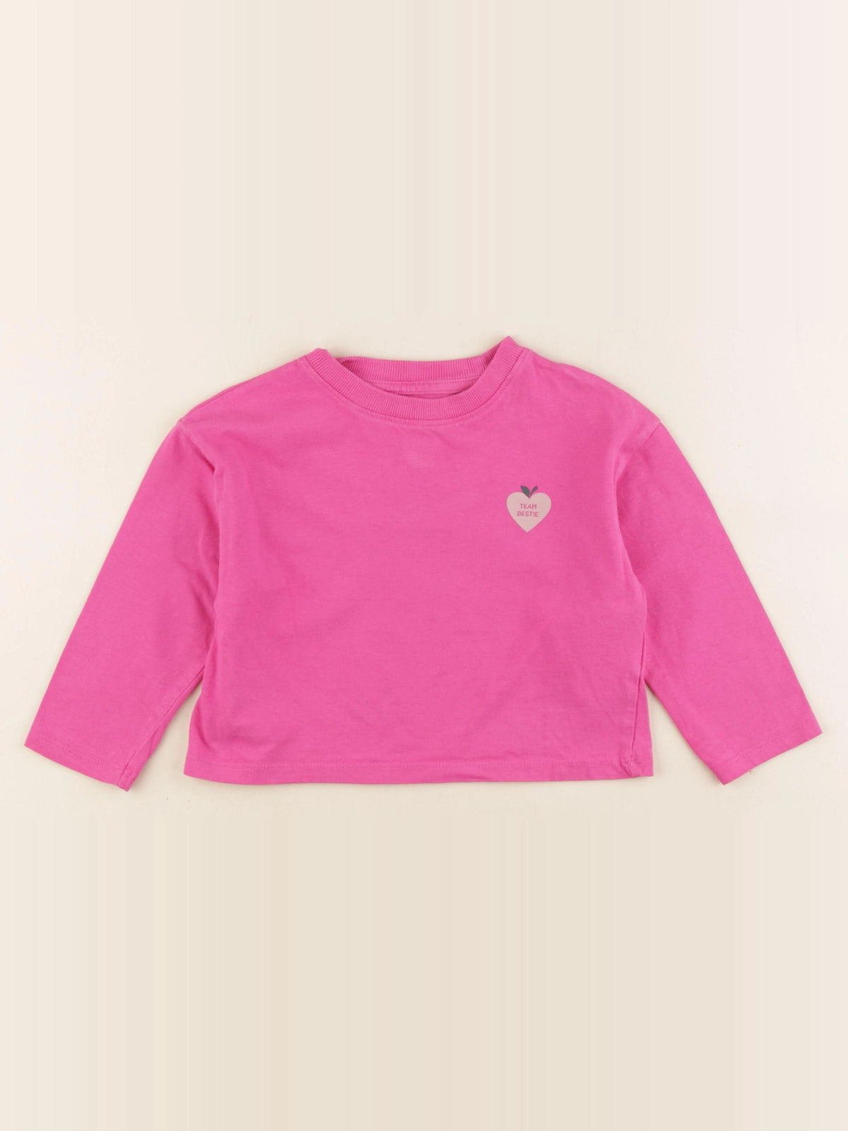 Vertbaudet - tee-shirt rose - 3 ans