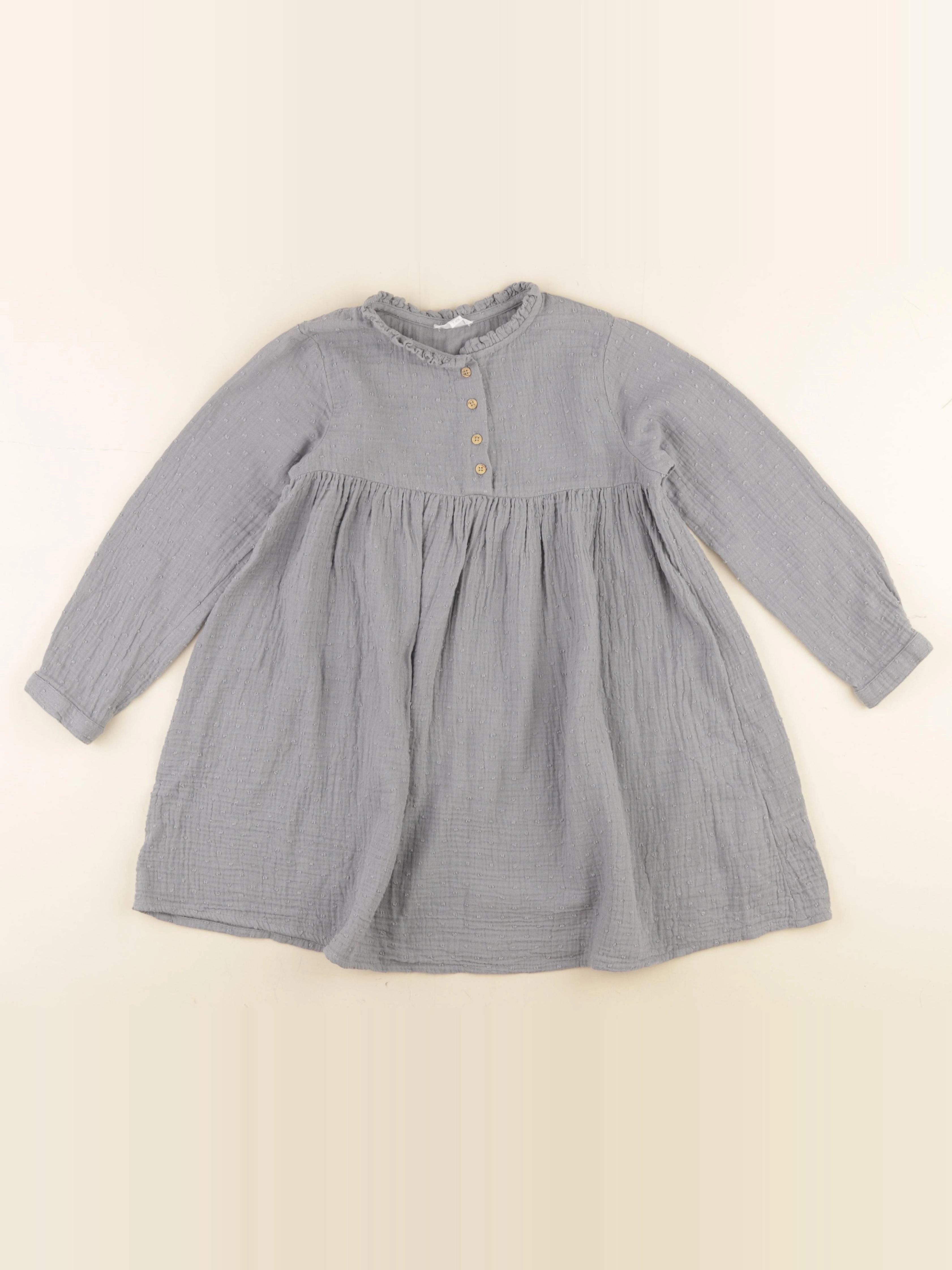 Vertbaudet - robe vert - 7 ans