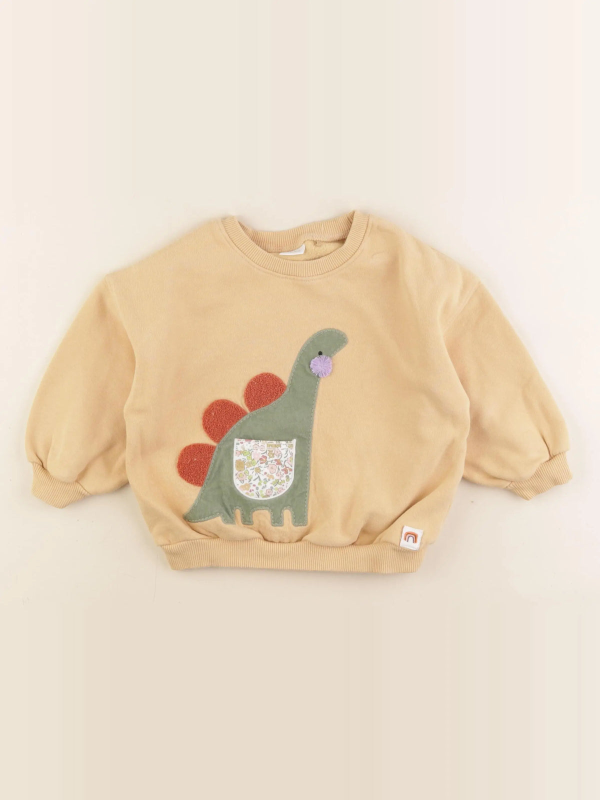 Next - sweat beige - 2/3 ans