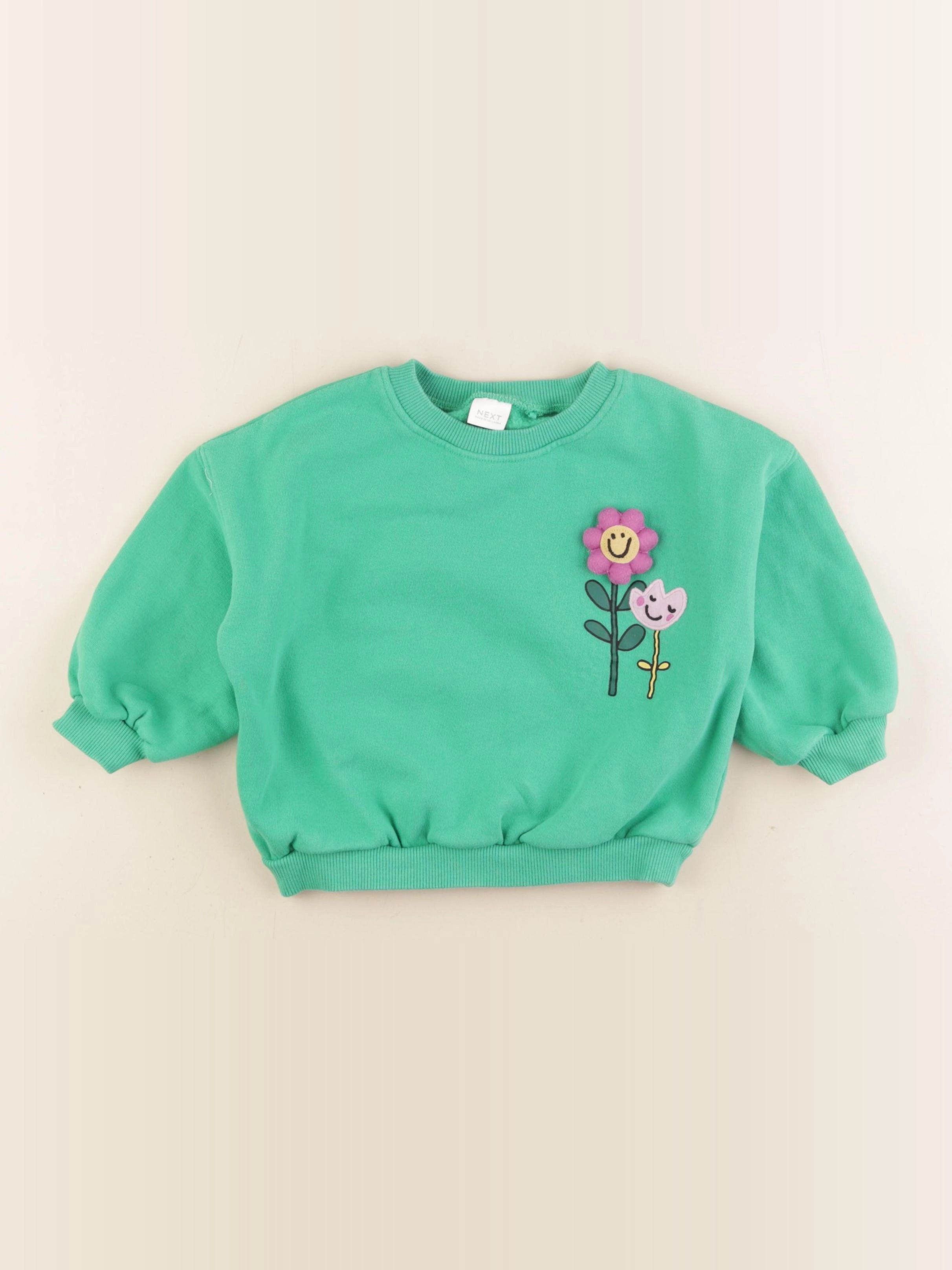 Next - sweat imprimé au dos vert - 2/3 ans