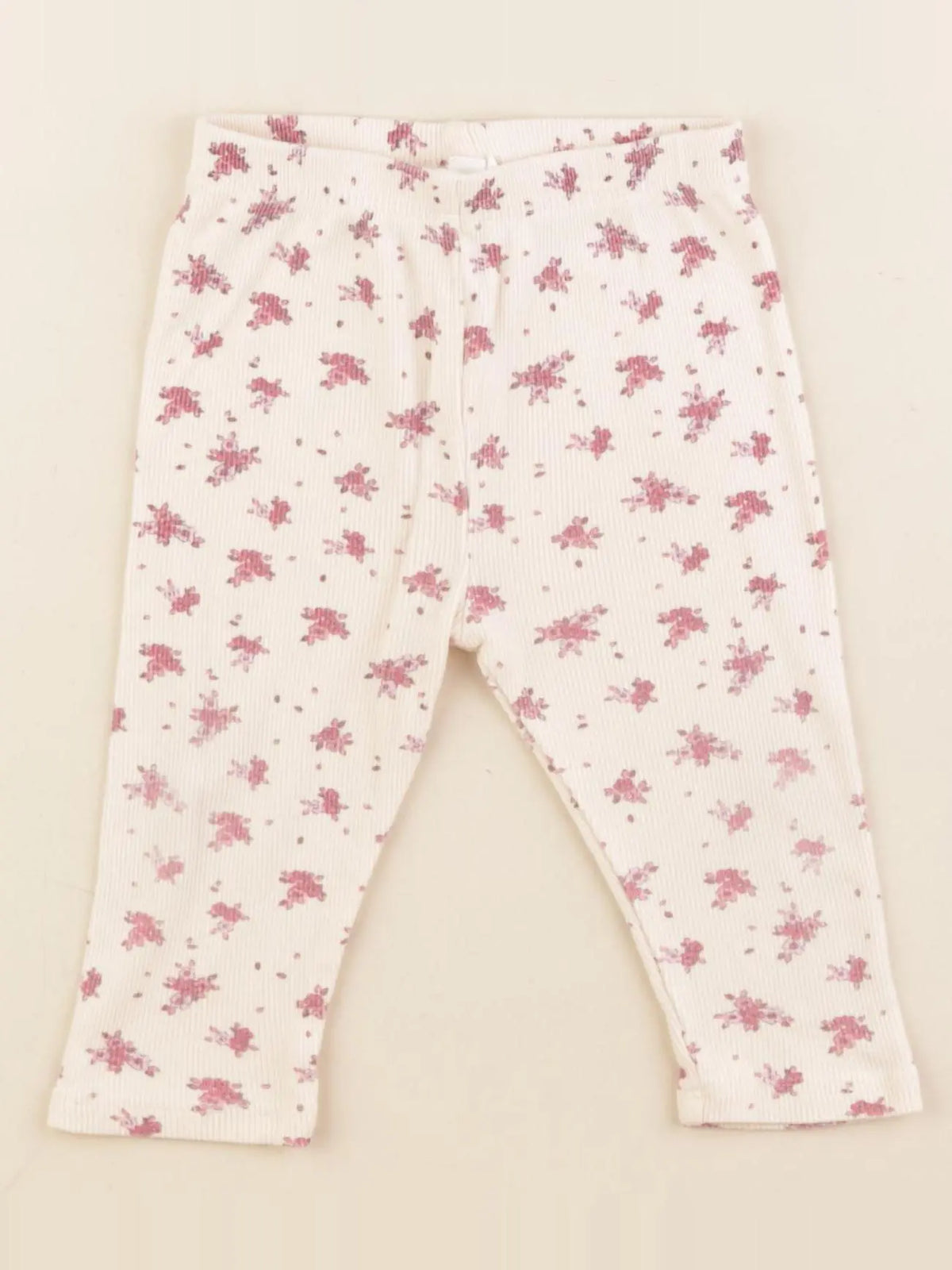 Vertbaudet - legging beige - 12 mois