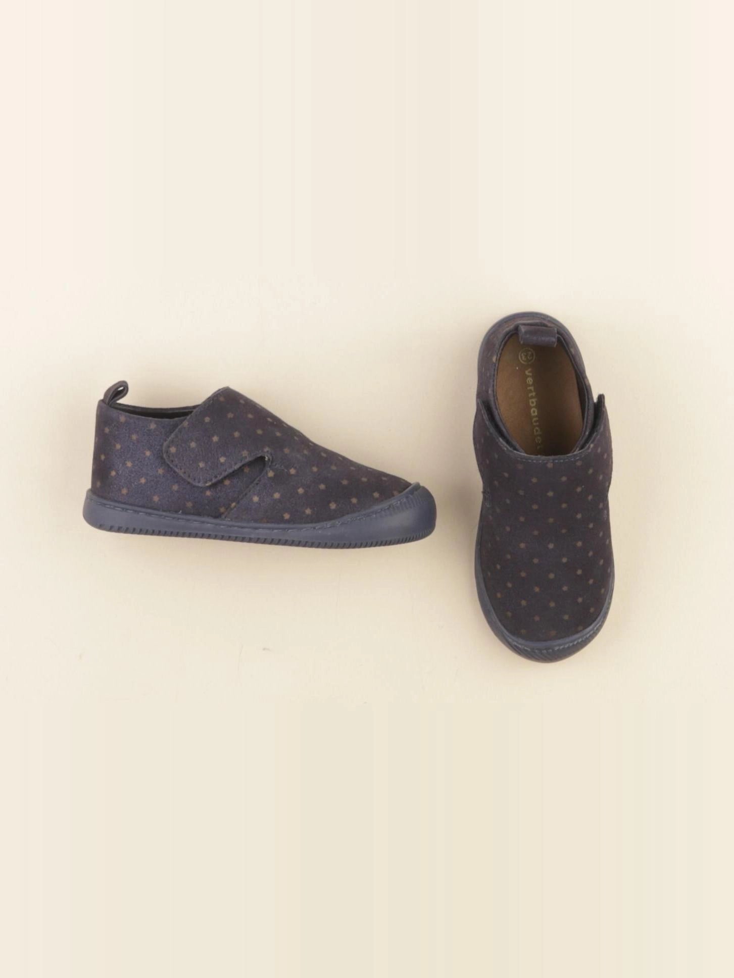 Vertbaudet - chaussons bleu - pointure 23